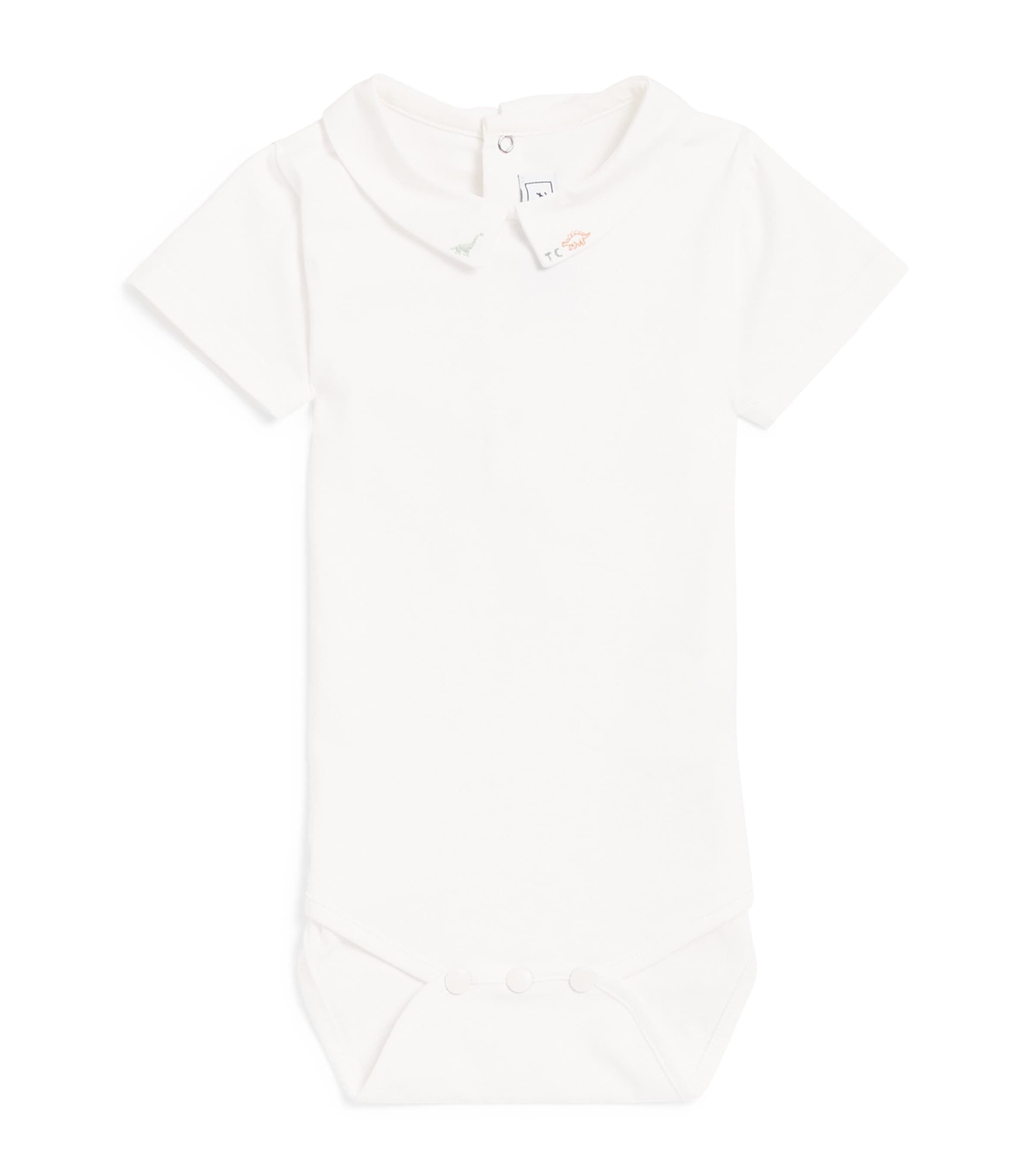 Tartine et Chocolat Stretch-Cotton Collared Bodysuit (3-12 Months) Image 1