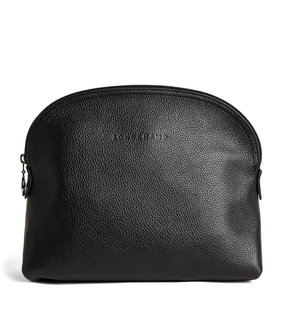 Leather Le Foulonné Wash Bag 047 BLACK Image 1