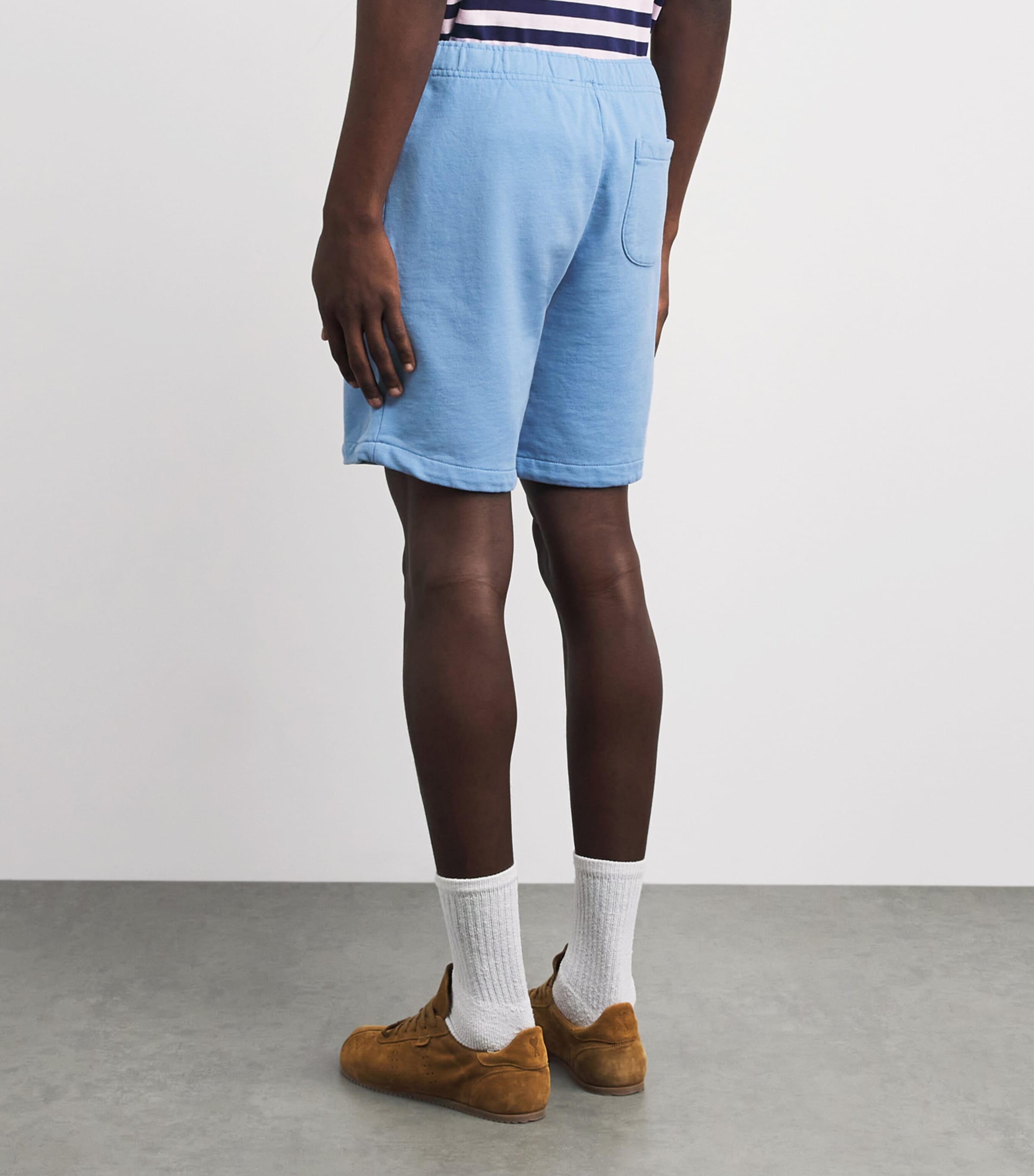 Polo Ralph Lauren Mens Cotton Terry Shorts Bristol Blue Image 5