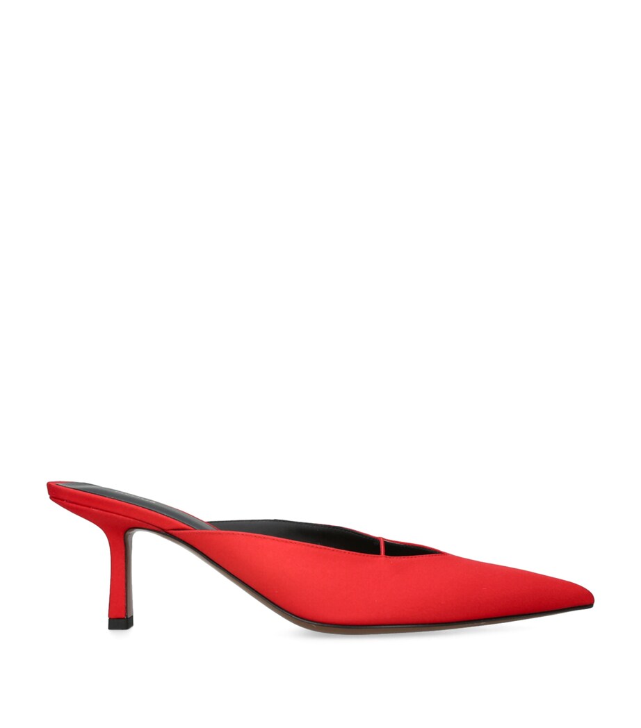 Matar Heeled Mules 65 RED Image 1