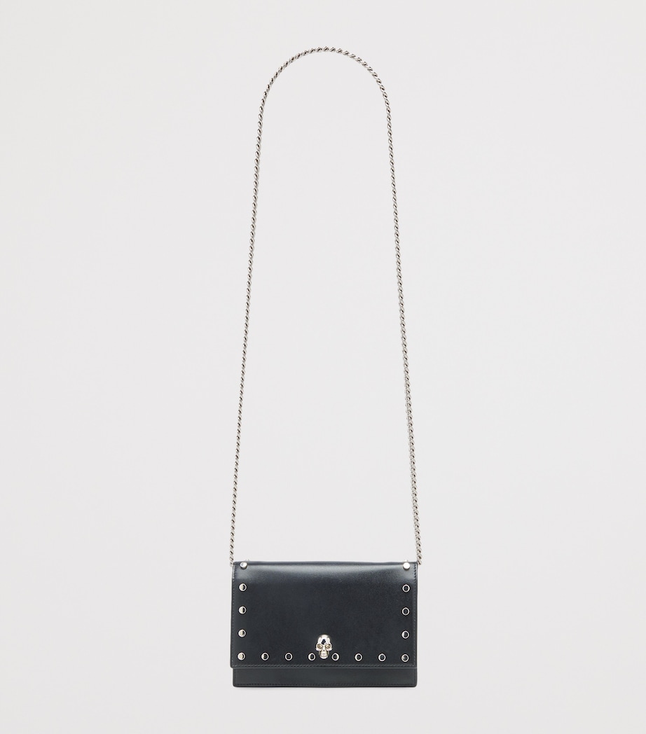 Small Leather Skull Cross-Body Bag 1000 Image 5