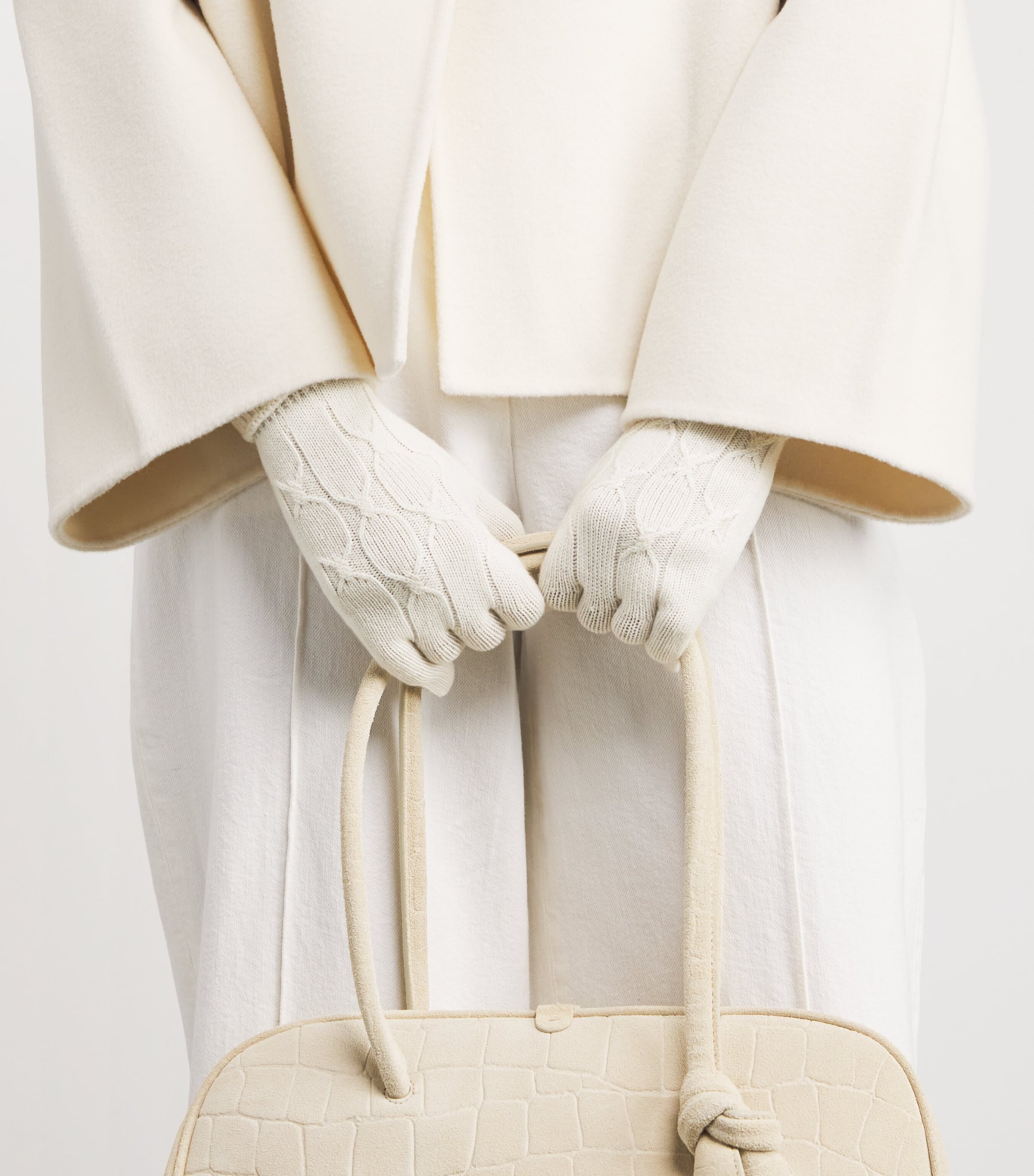 Cashmere Knitted Gloves PANNA Image 2