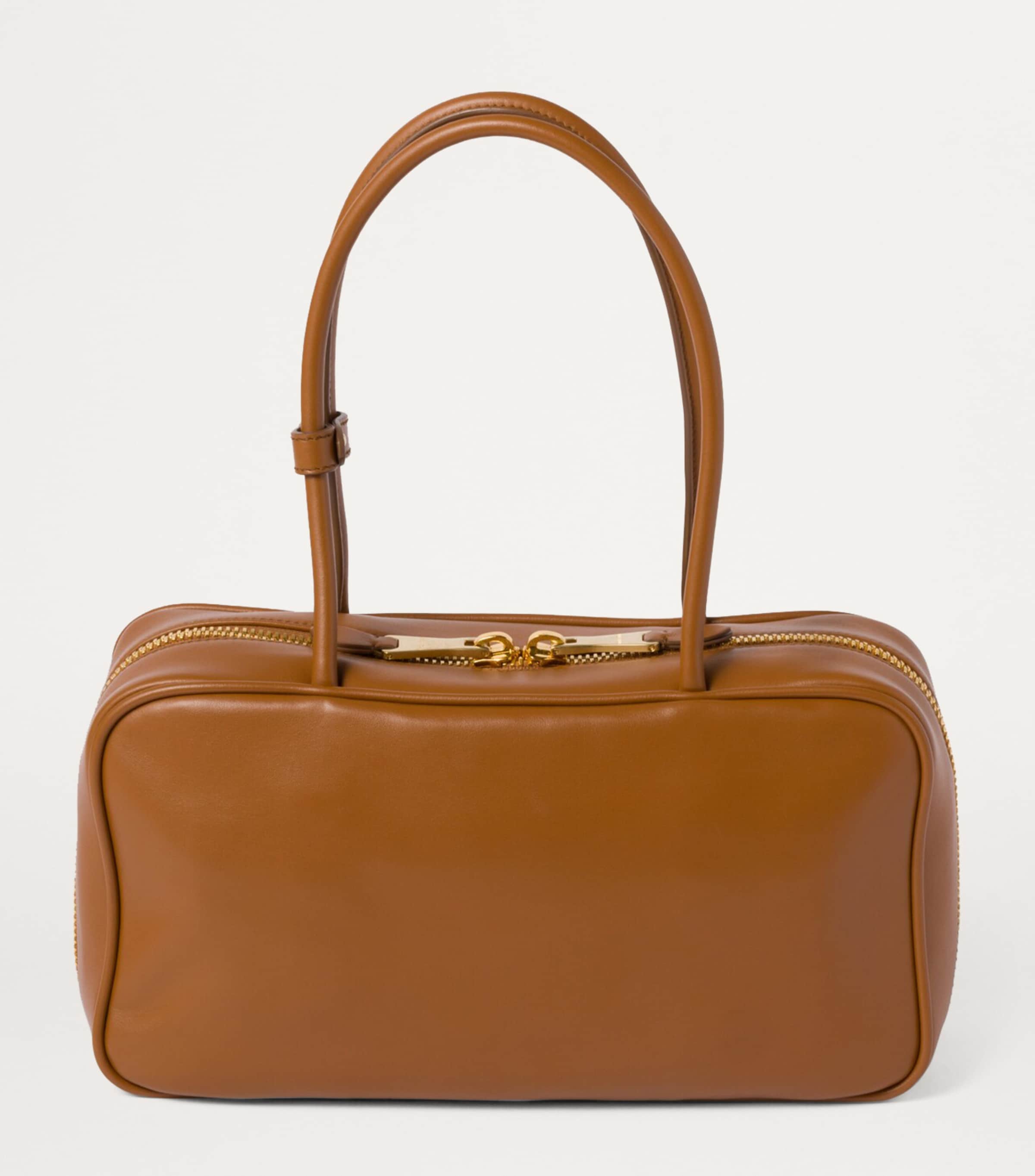 Leather Beau Top-Handle Bag F0046 Image 3