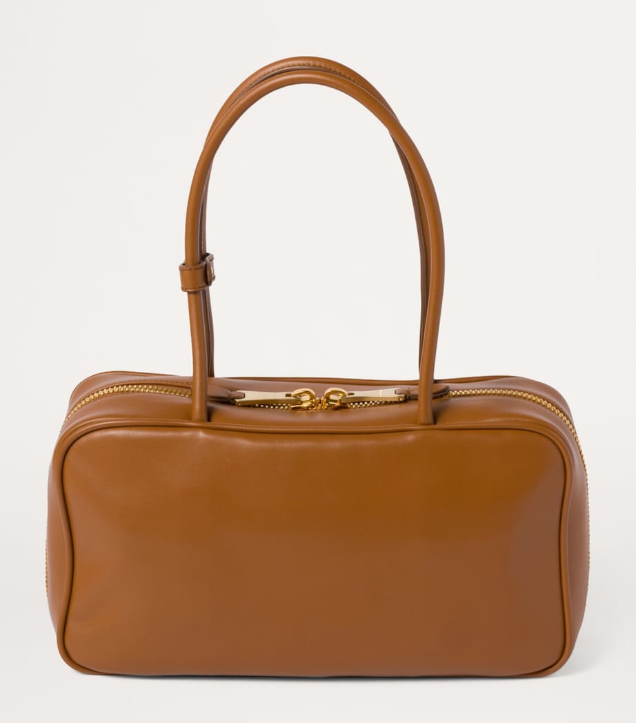 Leather Beau Top-Handle Bag F0046 Image 3