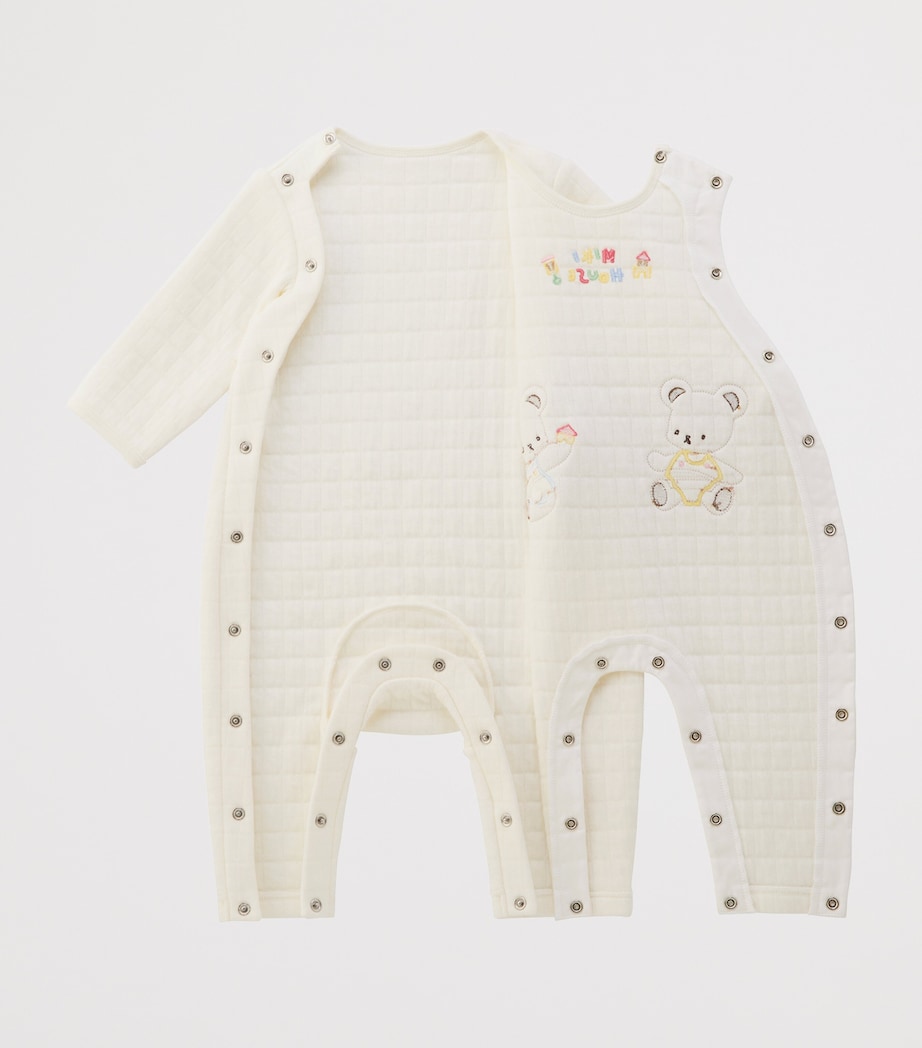 Miki House Cotton-Blend Embroidered Playsuit (6-24 Months) Image 2