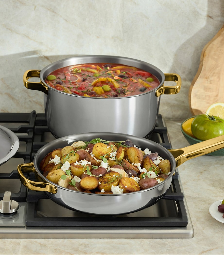 OUR PLACE Titanium Pro Cookware Set Gold Image 6