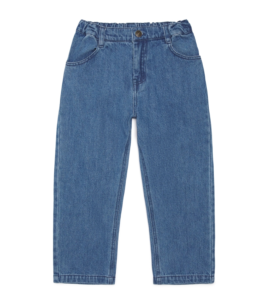 Organic Denim Elba Straight Jeans (5-10 Years) S15157 DENIM BLUE Image 1