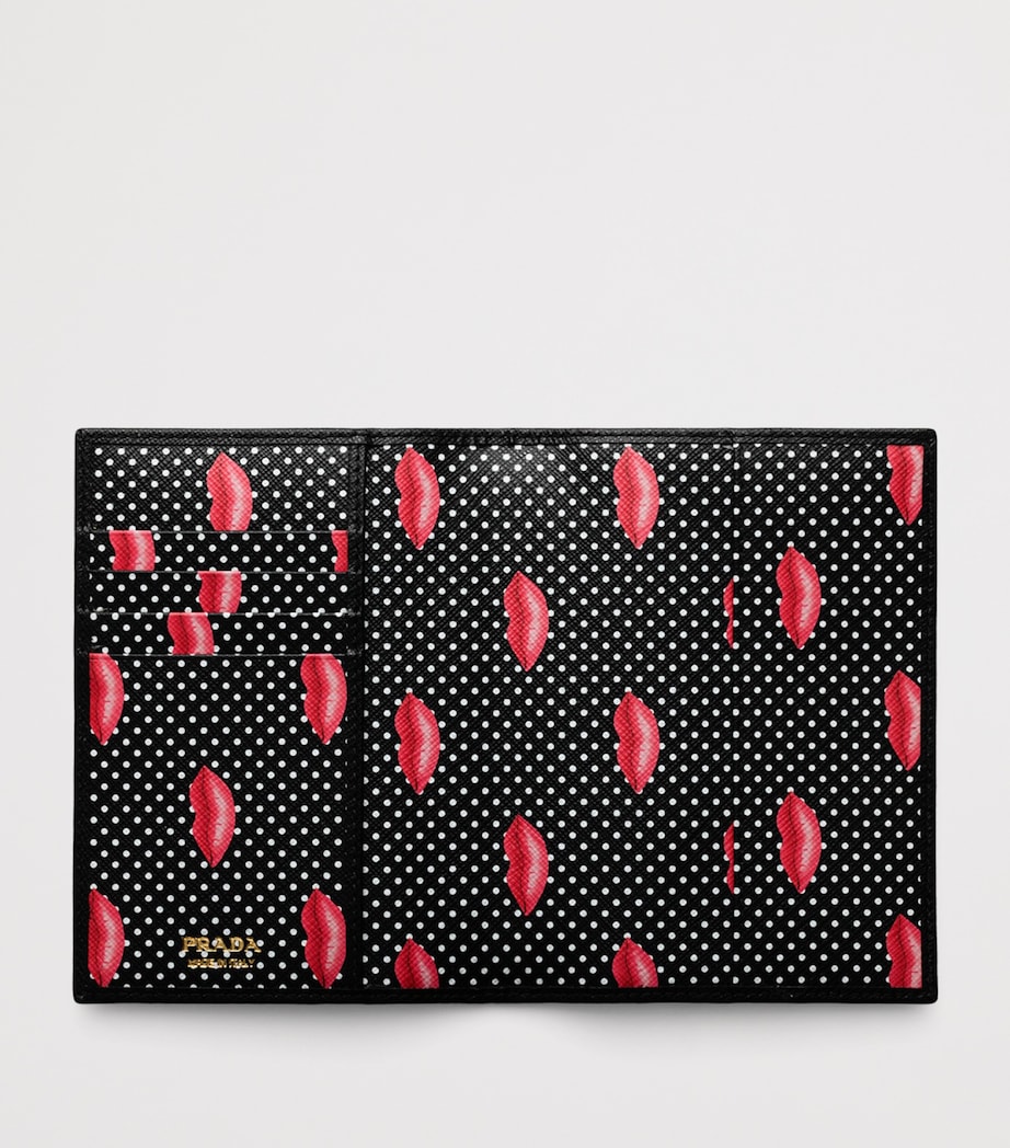 Prada Saffiano Leather Passport Holder Image 2