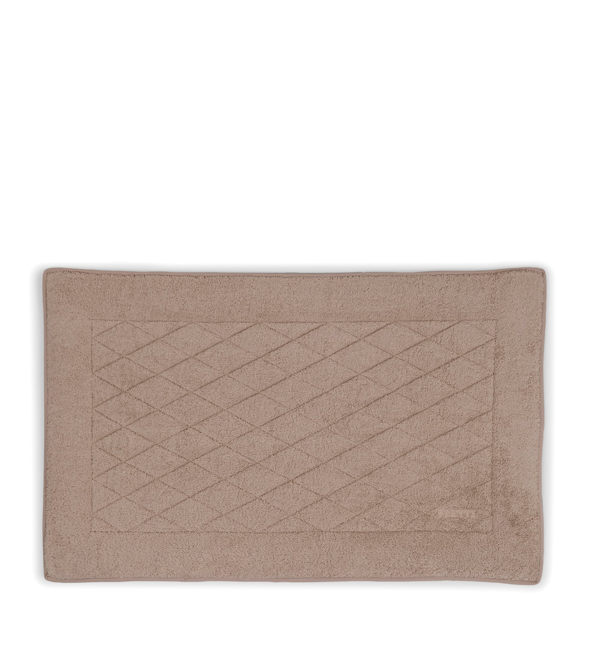 Frette Cotton Unito Bath Mat (54cm x 87cm) Misty Blush Image 1
