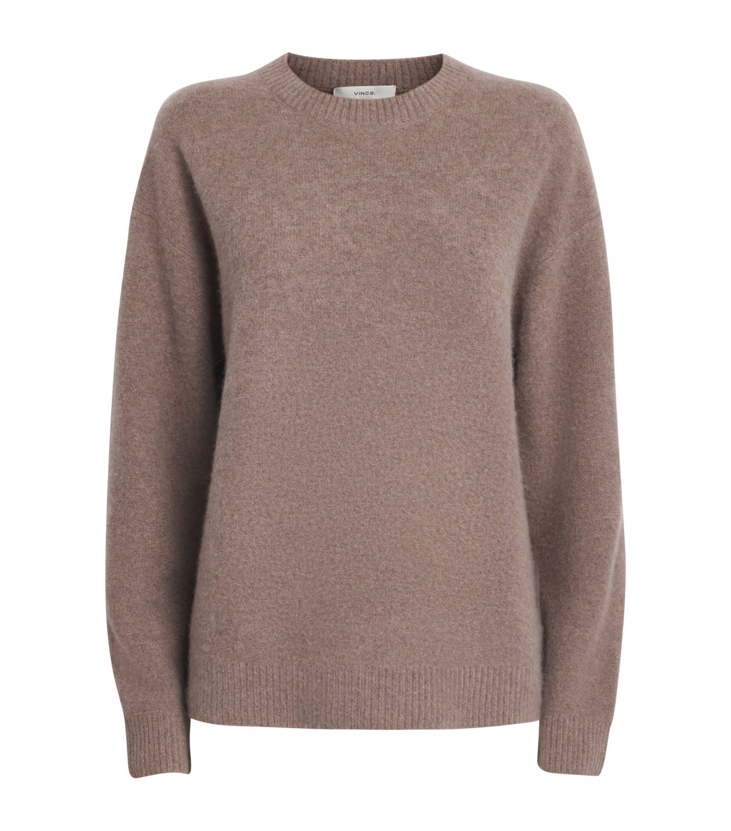 Vince Womens Boiled Cashmere Sweater H Doe Image 1