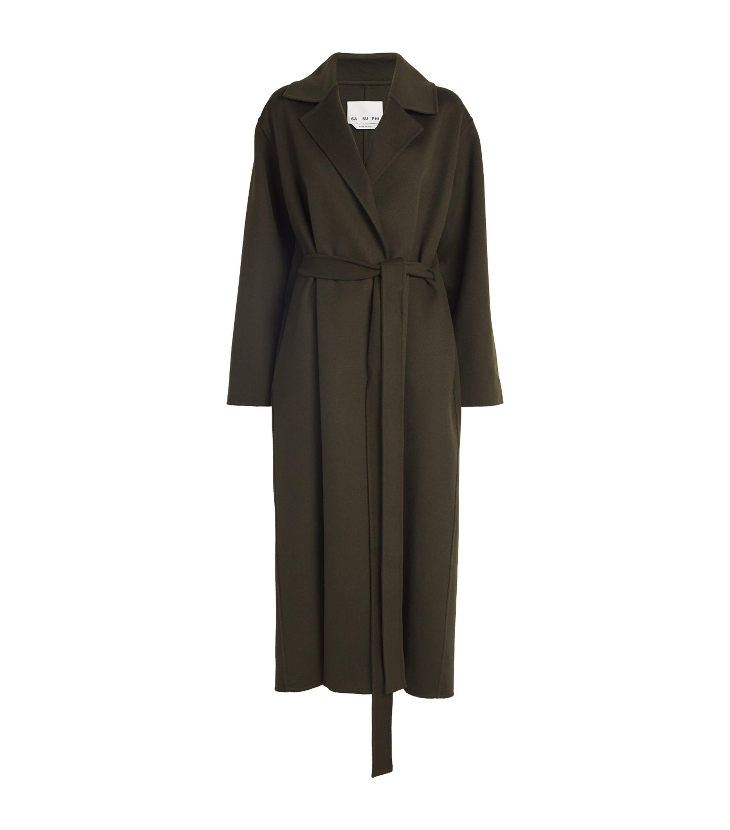 Sa Su Phi Wool-cashmere Caroline Coat In Black