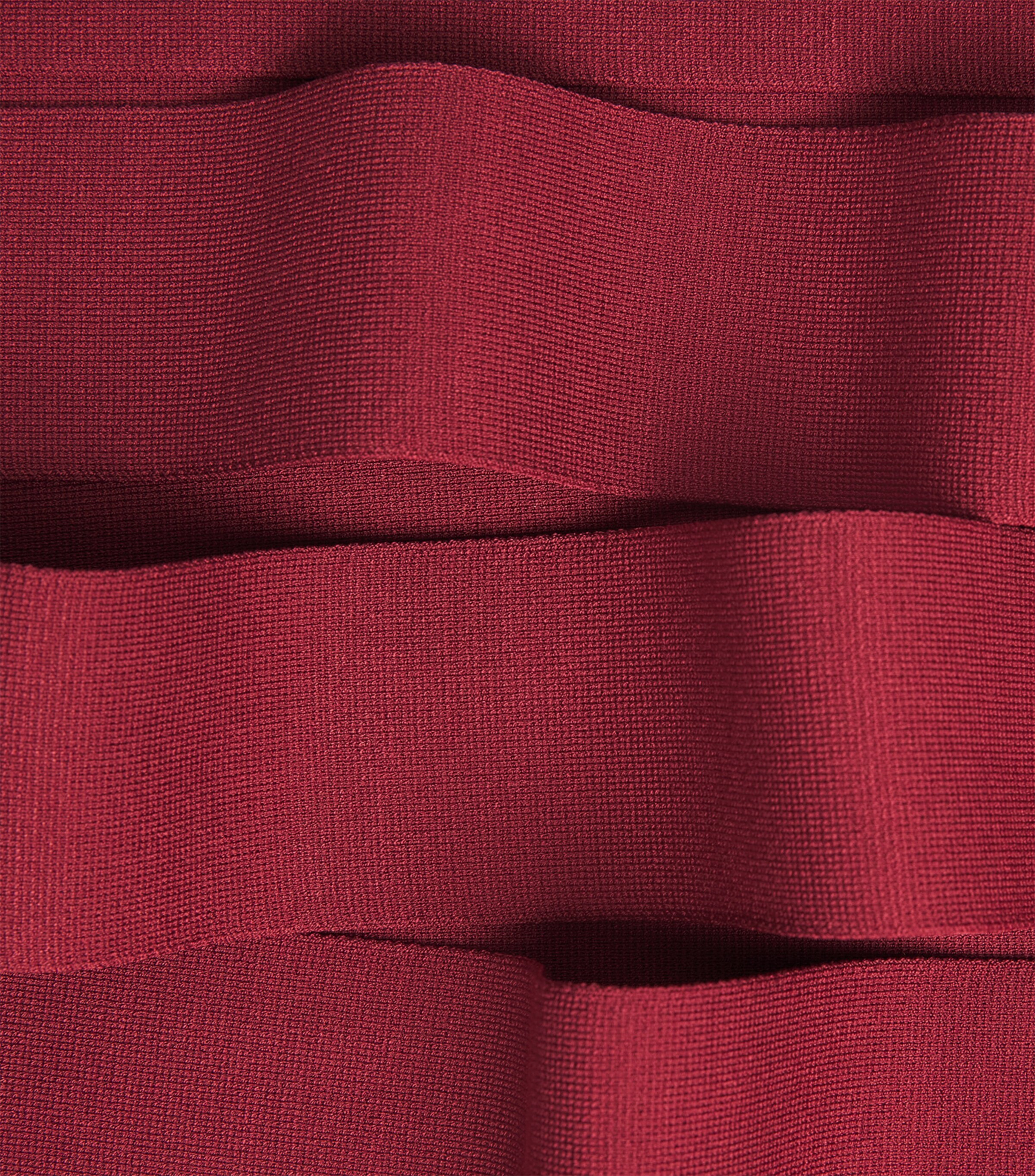 Milano-Knit Lagny Compact Midi Skirt CHERRY Image 5