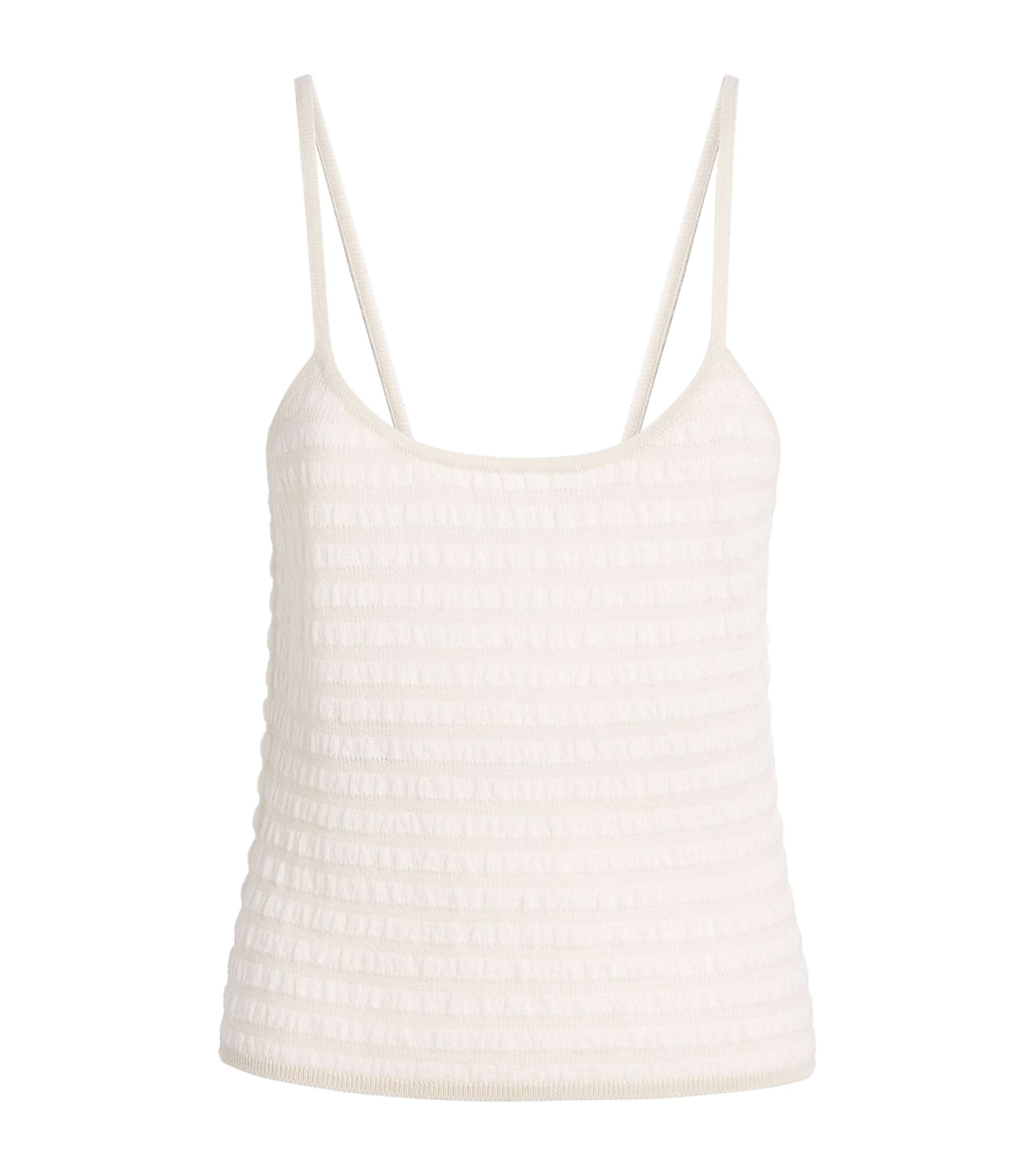 Barrie Womens Cashmere-Cotton Tank Top Chantlly Image 1