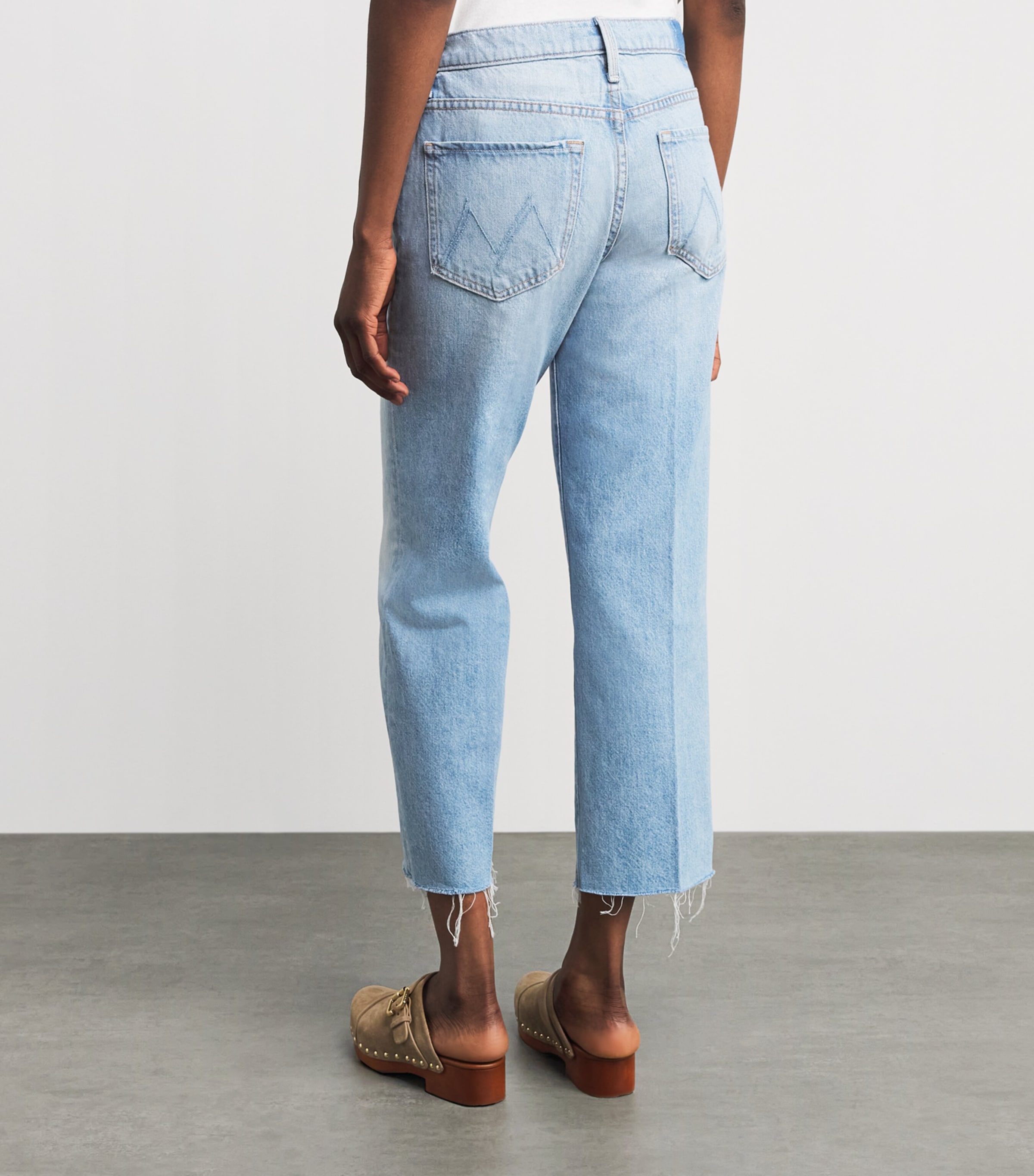 MOTHER Womens The Rambler Zip Ankle Jeans Fwb Few And Far Image 5