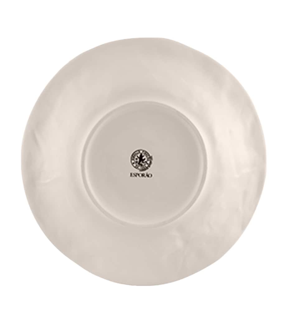 Bordallo Pinheiro x Esporão Olival Pasta Plate (22.5cm) White, Green, Brown Image 2
