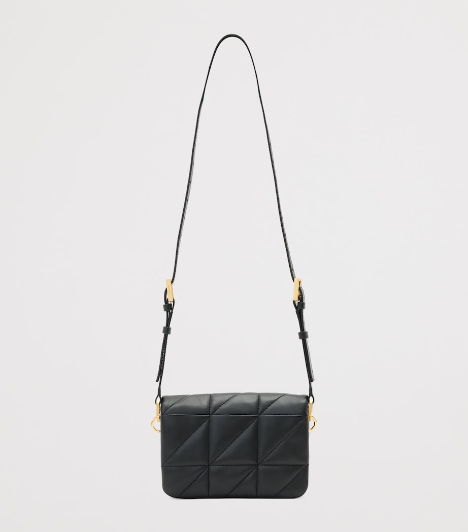 Quilted Leather Jupiter Cross-Body Bag BLACK Image 5