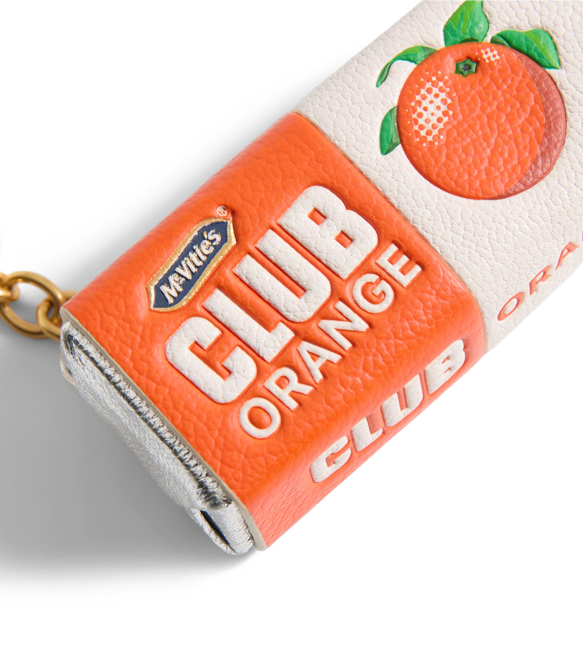 Leather McVitie's Club Orange Charm CLEMENTINE Image 4