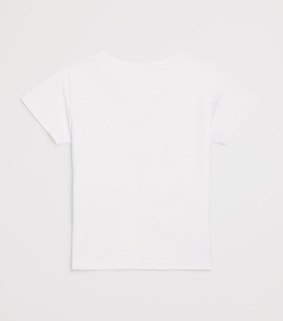 Cotton Sequin T-Shirt (2-12 Years) 10PWHITE Image 2