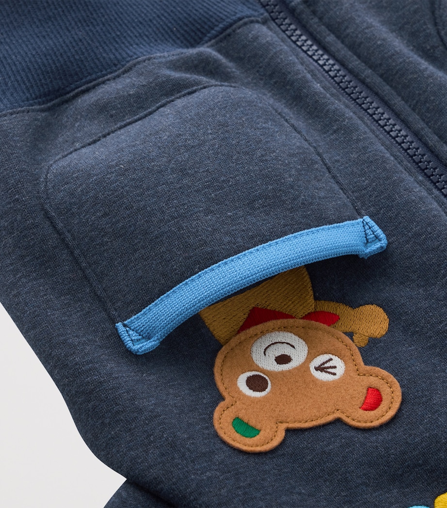 Miki House Appliqué Hooded Bomber Jacket (12 Months-7 Years) Image 5