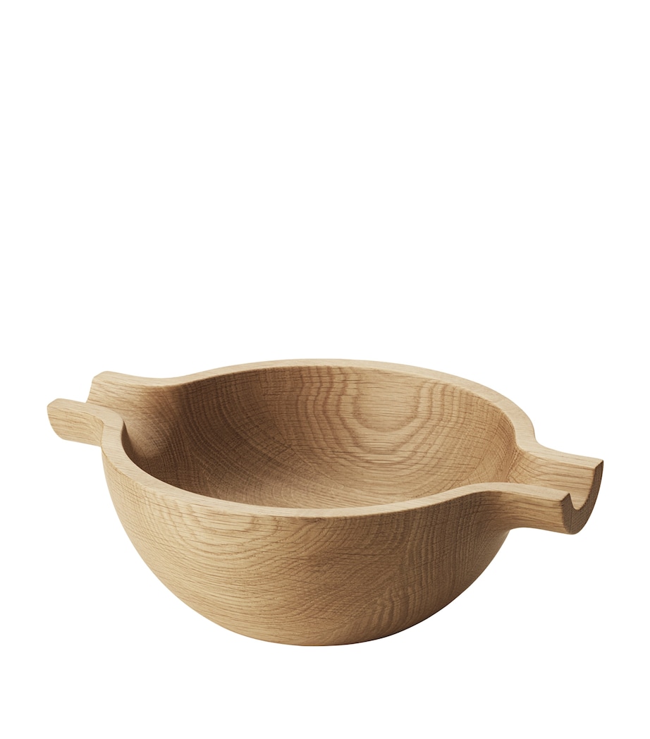 Georg Jensen Medium Wood Koppel Bowl (28.5cm) Oak Wood Image 1