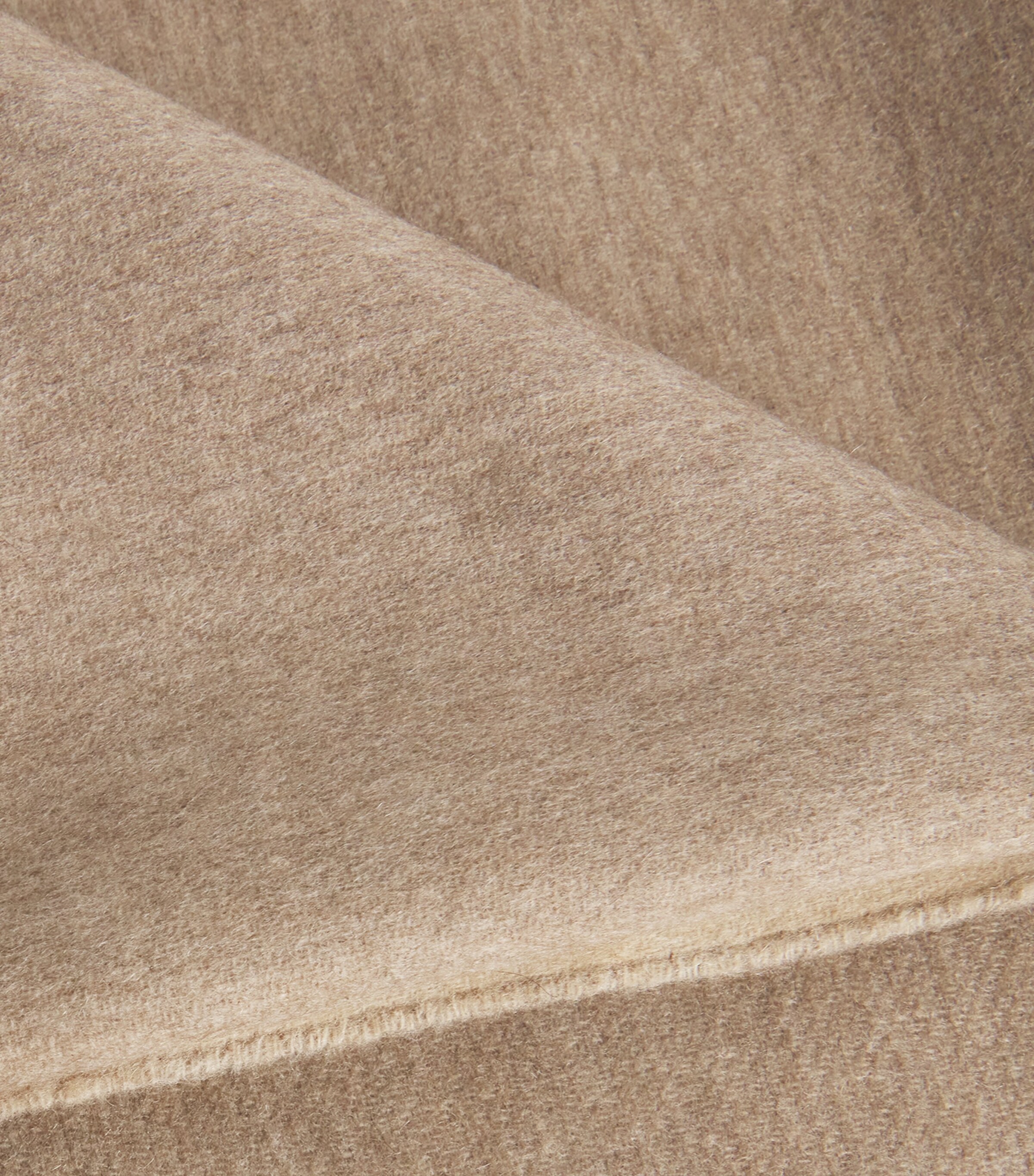Johnstons Of Elgin Cashmere Reversible Throw Ligt Brn/grey Image 2