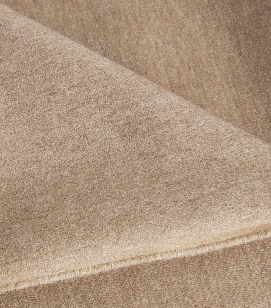 Cashmere Reversible Throw RU5594 LIGT BRN/GREY Image 2