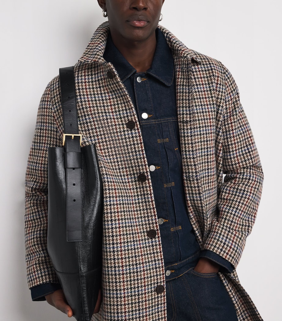 Houndstooth Overcoat NATURAL/MULTI Image 6