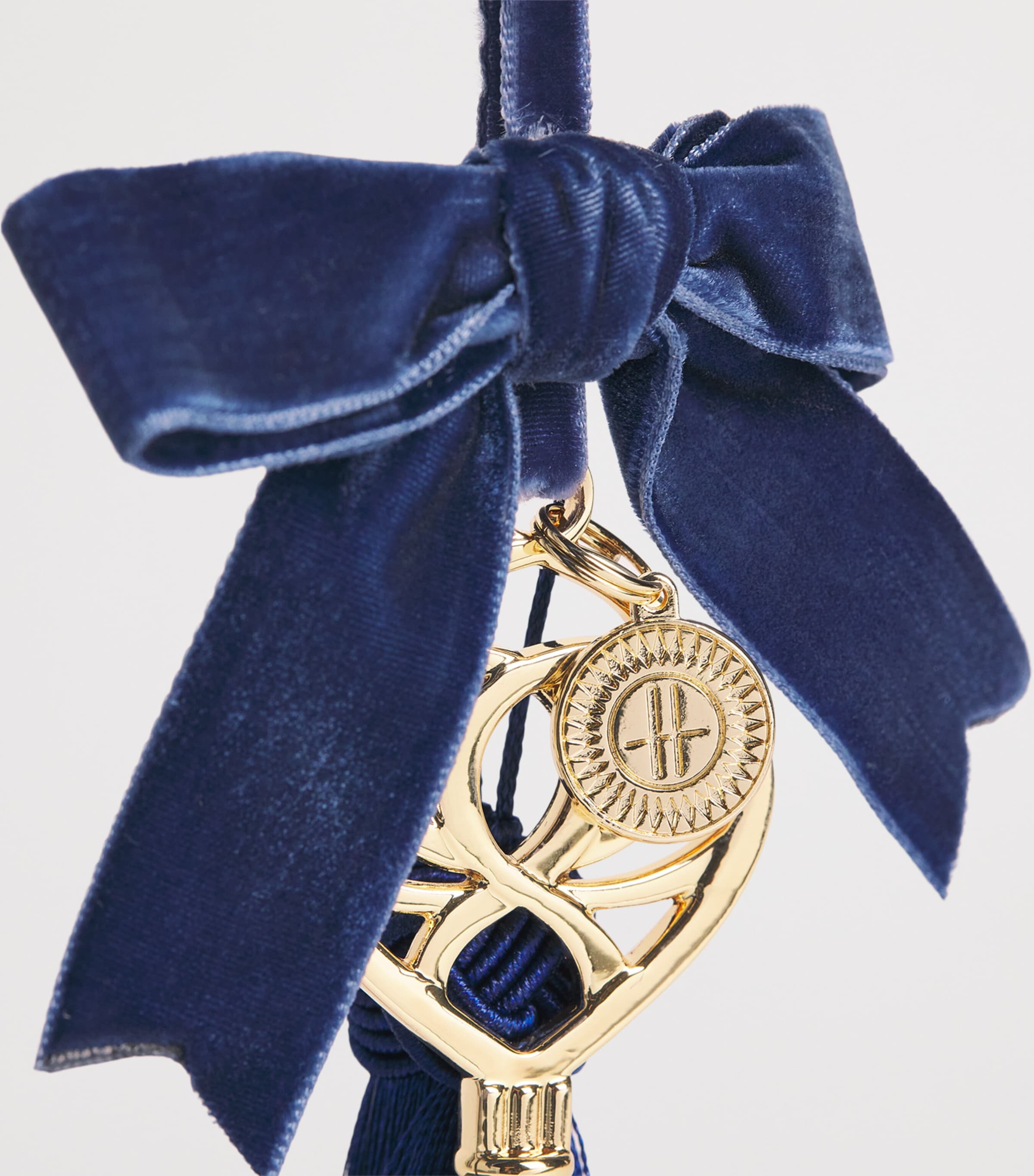 Harrods Velvet Tassel Tree Decoration Image 4