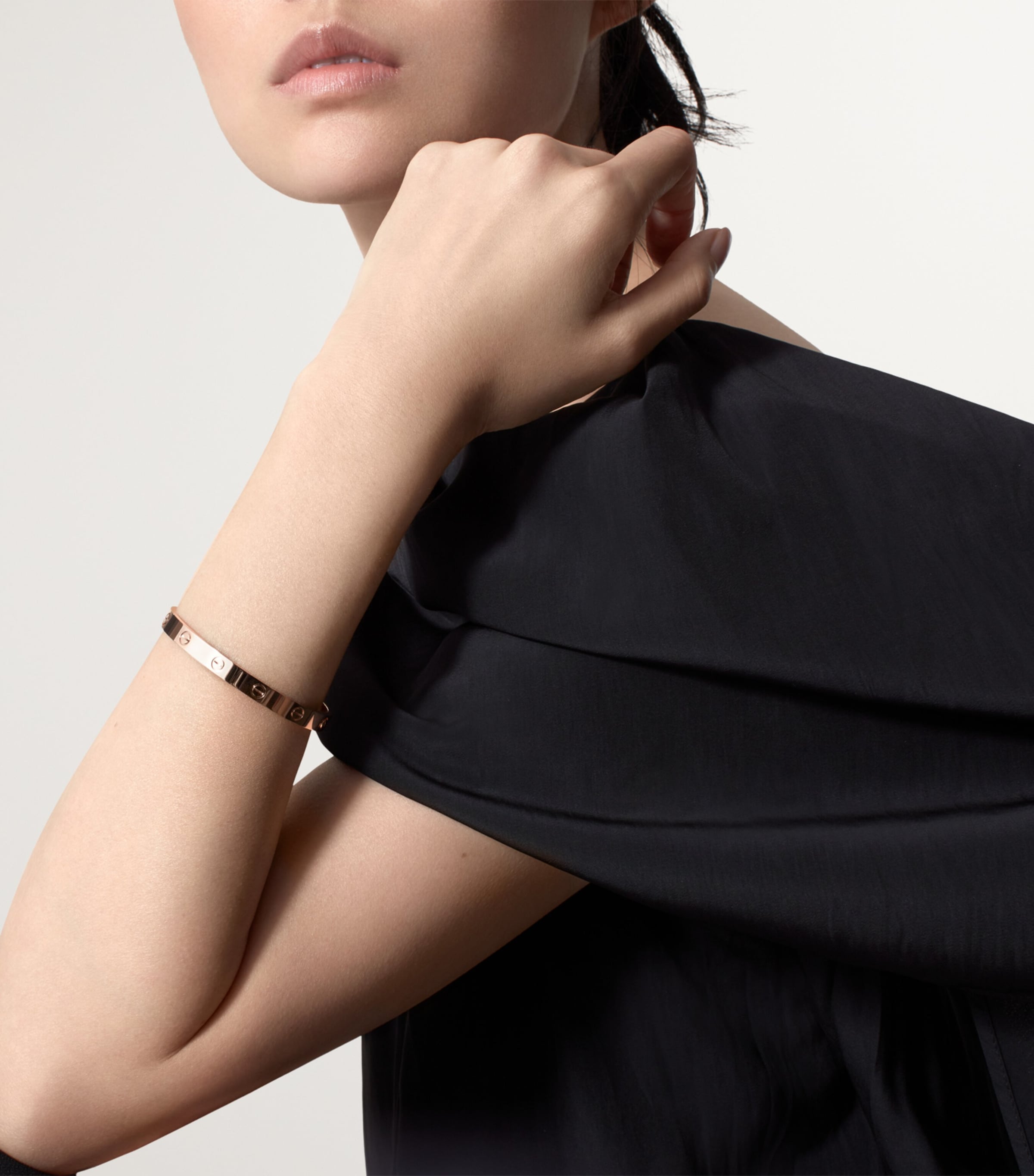 Rose Gold Hinged LOVE Bracelet ROSE GOLD Image 6