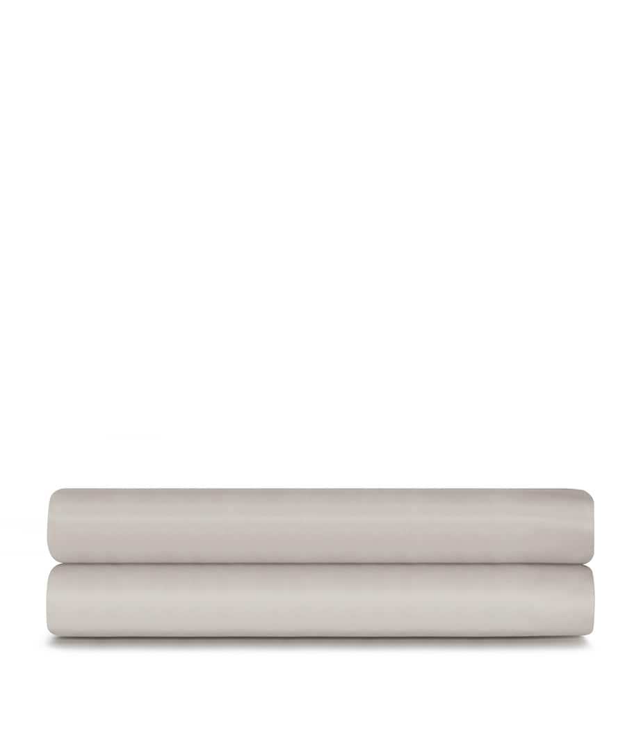 Langdon Double Fitted Sheet (140cm x 200cm) SILVER Image 2