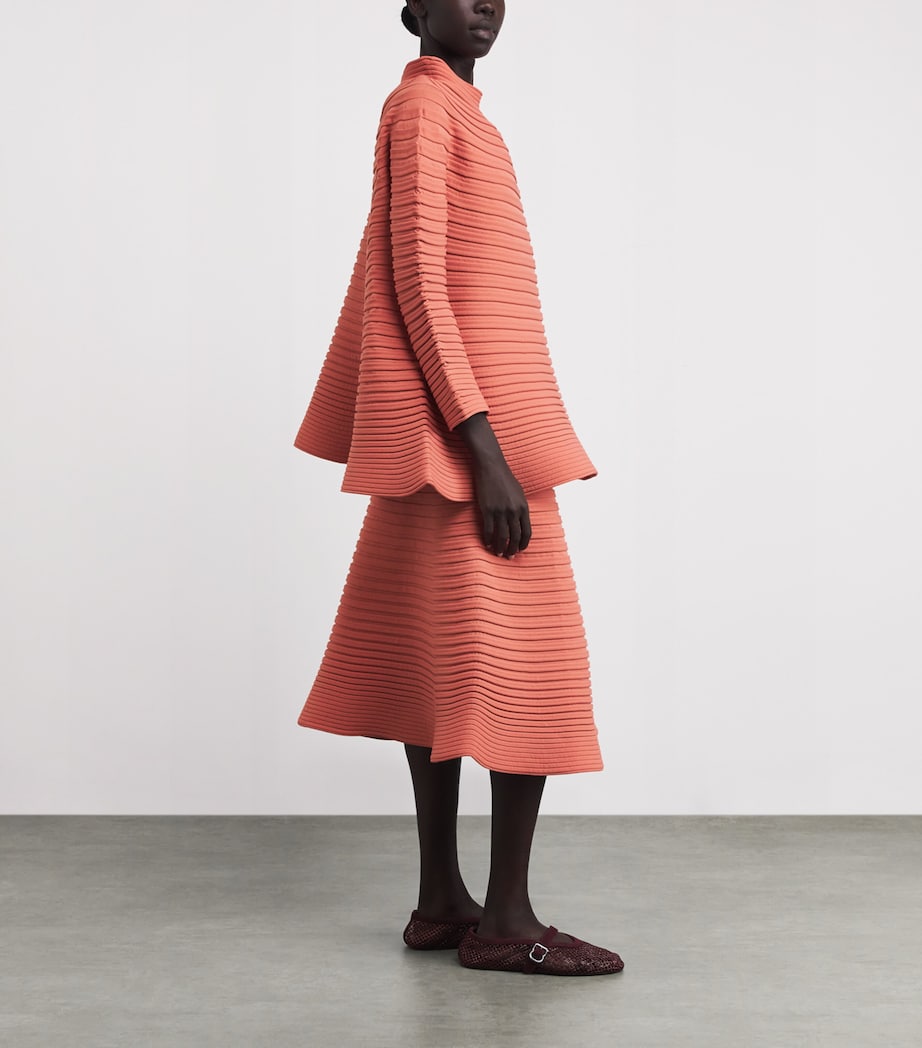 Bounce Knit Top CORAL PINK Image 2