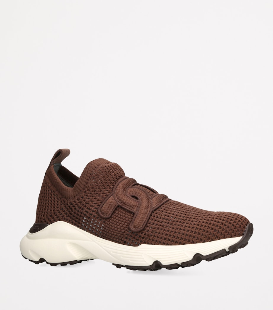 Tod's Sport Run 54c Calzino Sneaker Brown Image 3