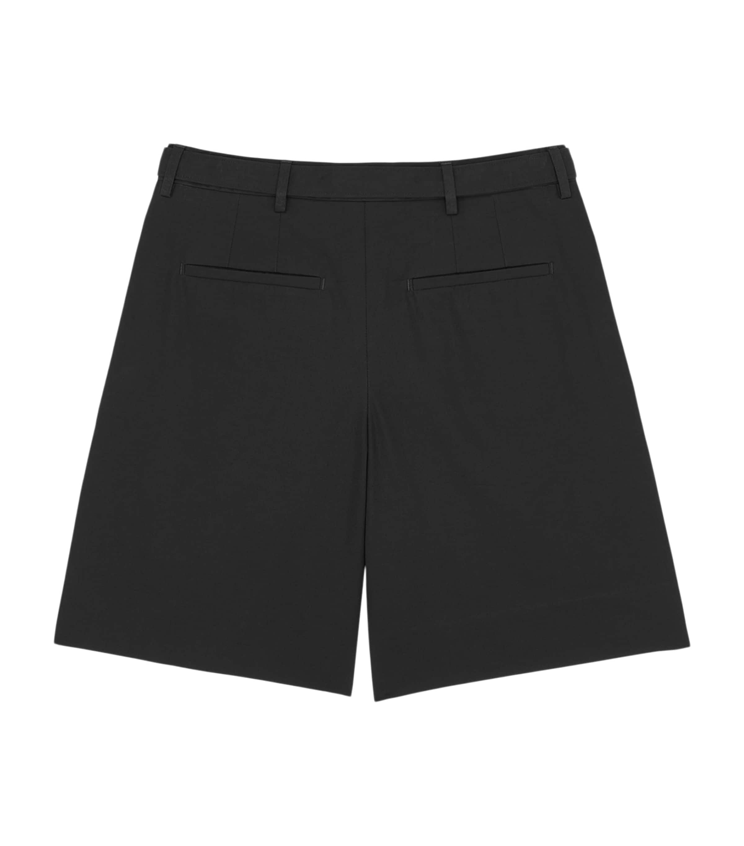 Cotton Pleated Shorts 1000 Image 2