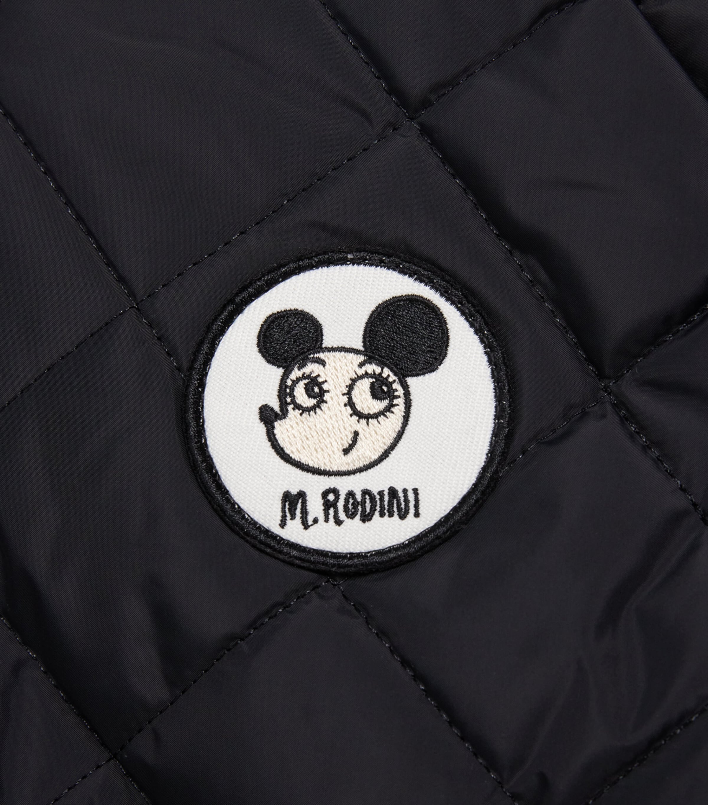 Mini Rodini Ritzratz Quilted Jacket (3-11 Years) Black Image 3