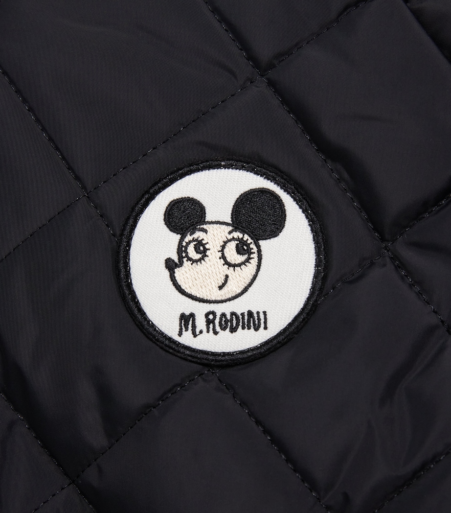 Mini Rodini Ritzratz Quilted Jacket (3-11 Years) Black Image 3