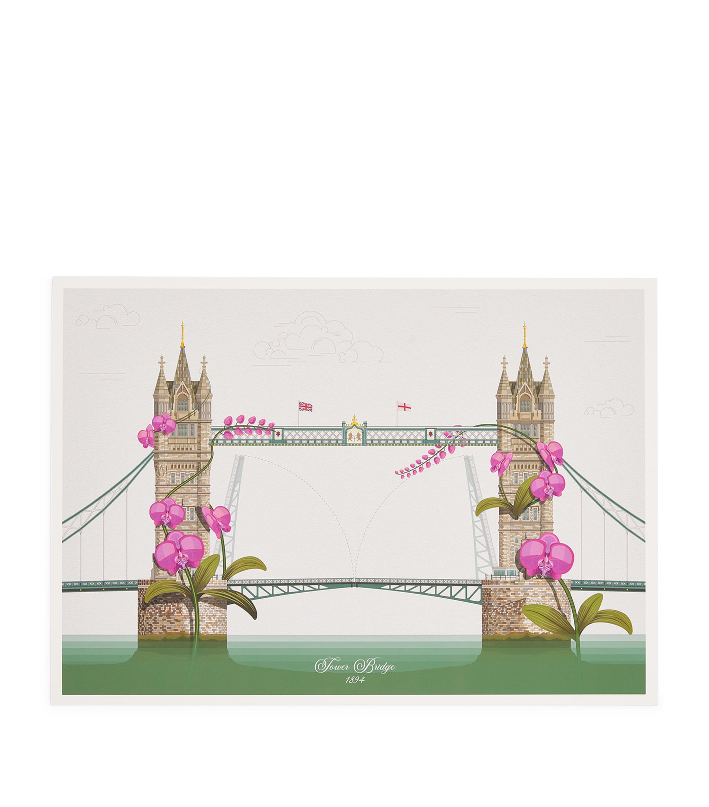 Konstantinos Chalaris Tower Bridge Print (42cm x 30cm) | Home Accessories | Ornaments