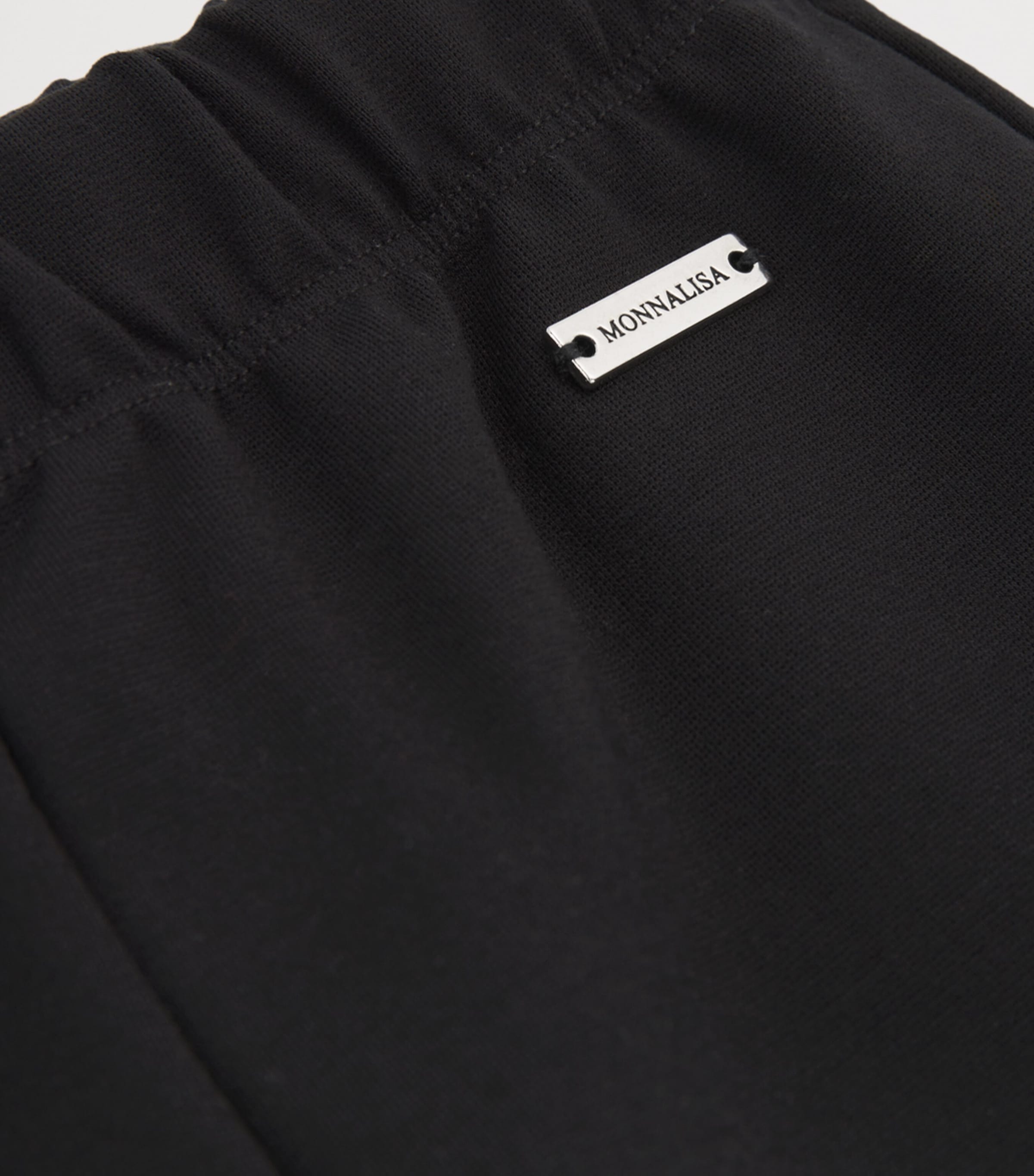Monnalisa Flared Milano Sweatpants (4-12 Years) Nero Image 3