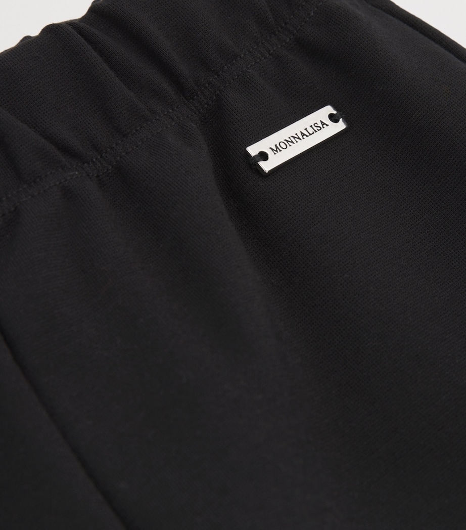 Monnalisa Flared Milano Sweatpants (4-12 Years) Nero Image 3