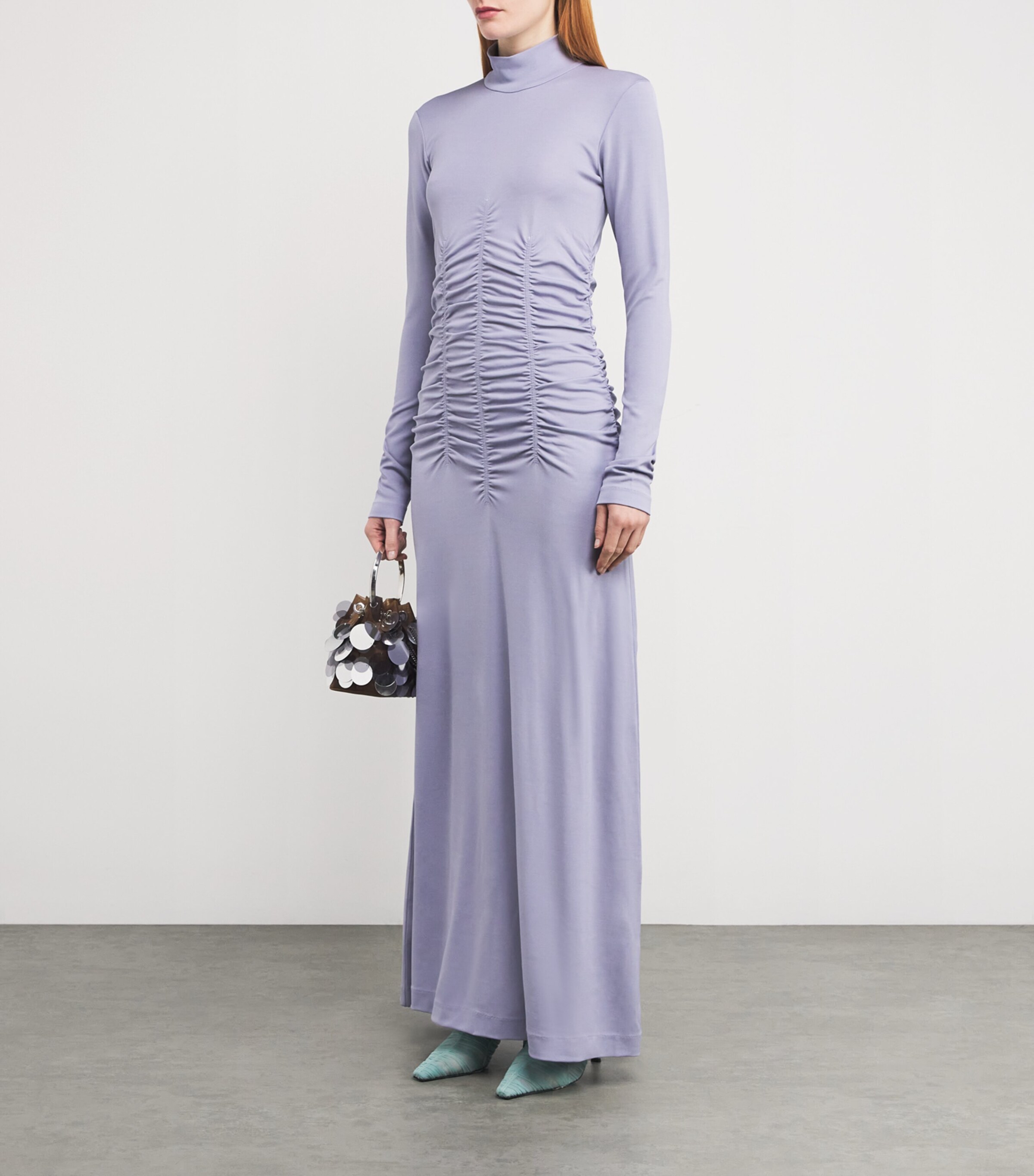 Ruched Maxi Dress 6004 HYACINTH Image 2