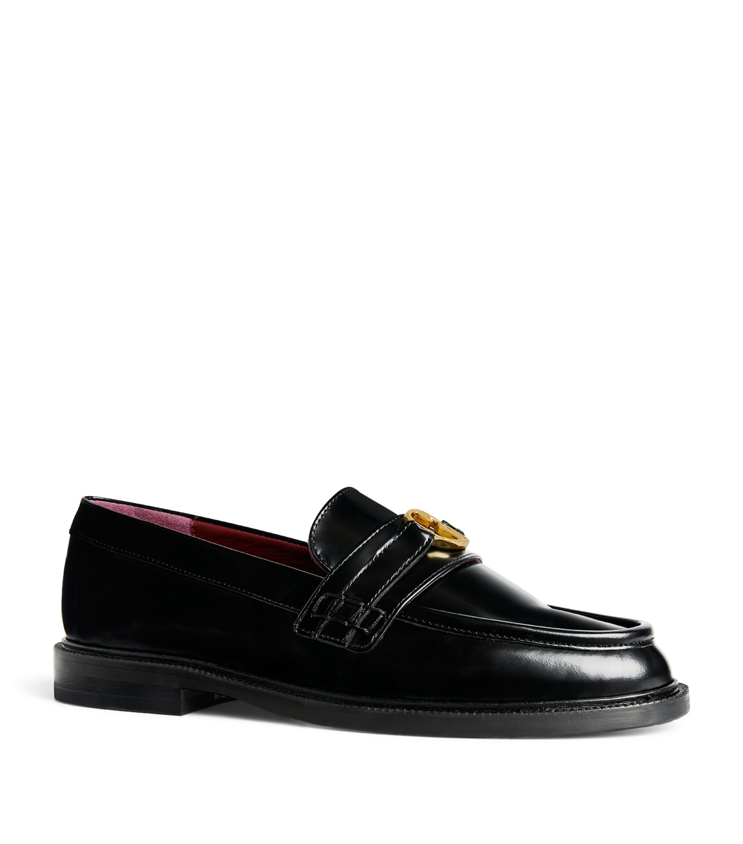 Leather Loafers BLACK Image 4