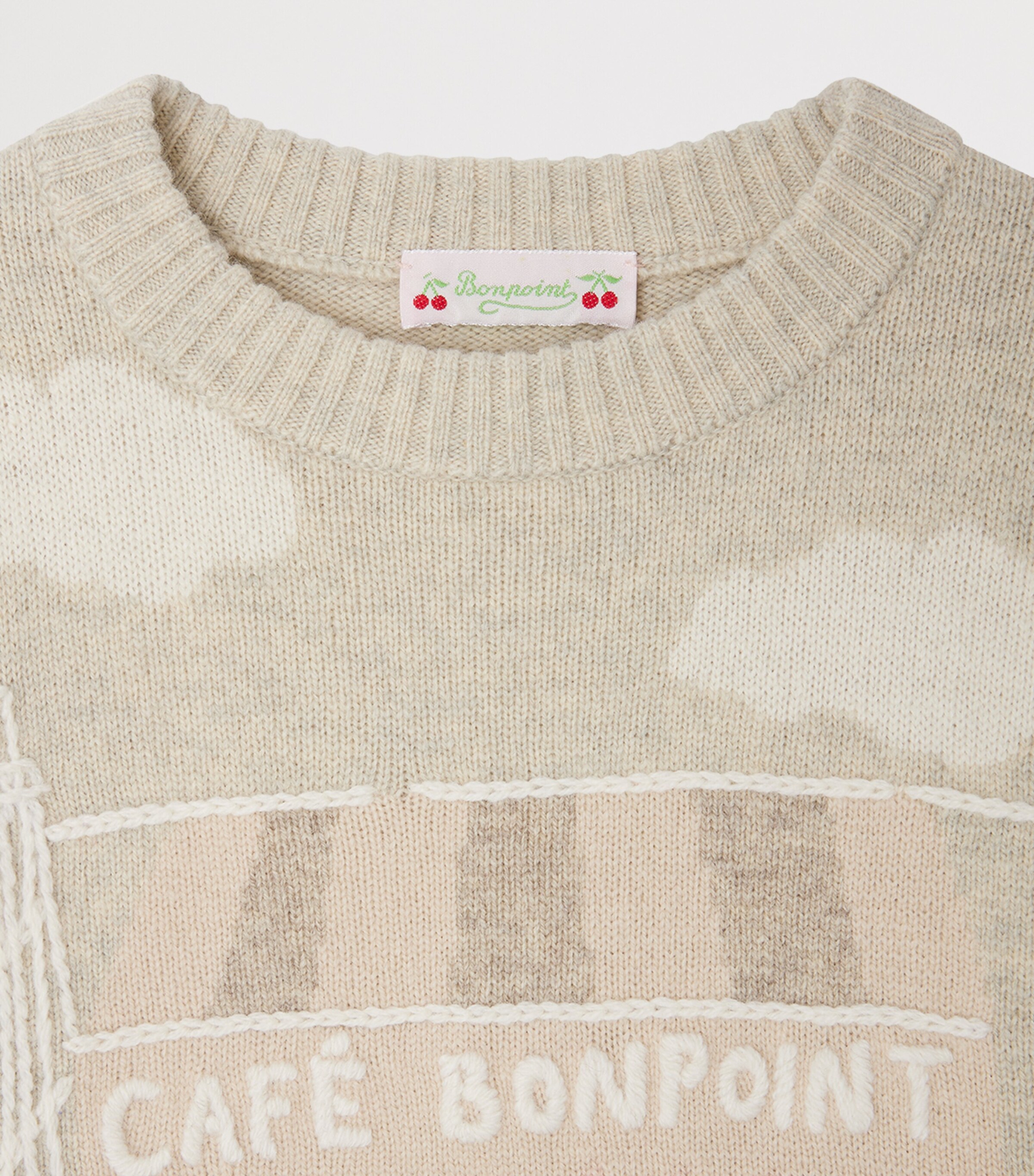 Wool Jodora Sweater (4-8 Years) GRIS CHINE CLAIR Image 3