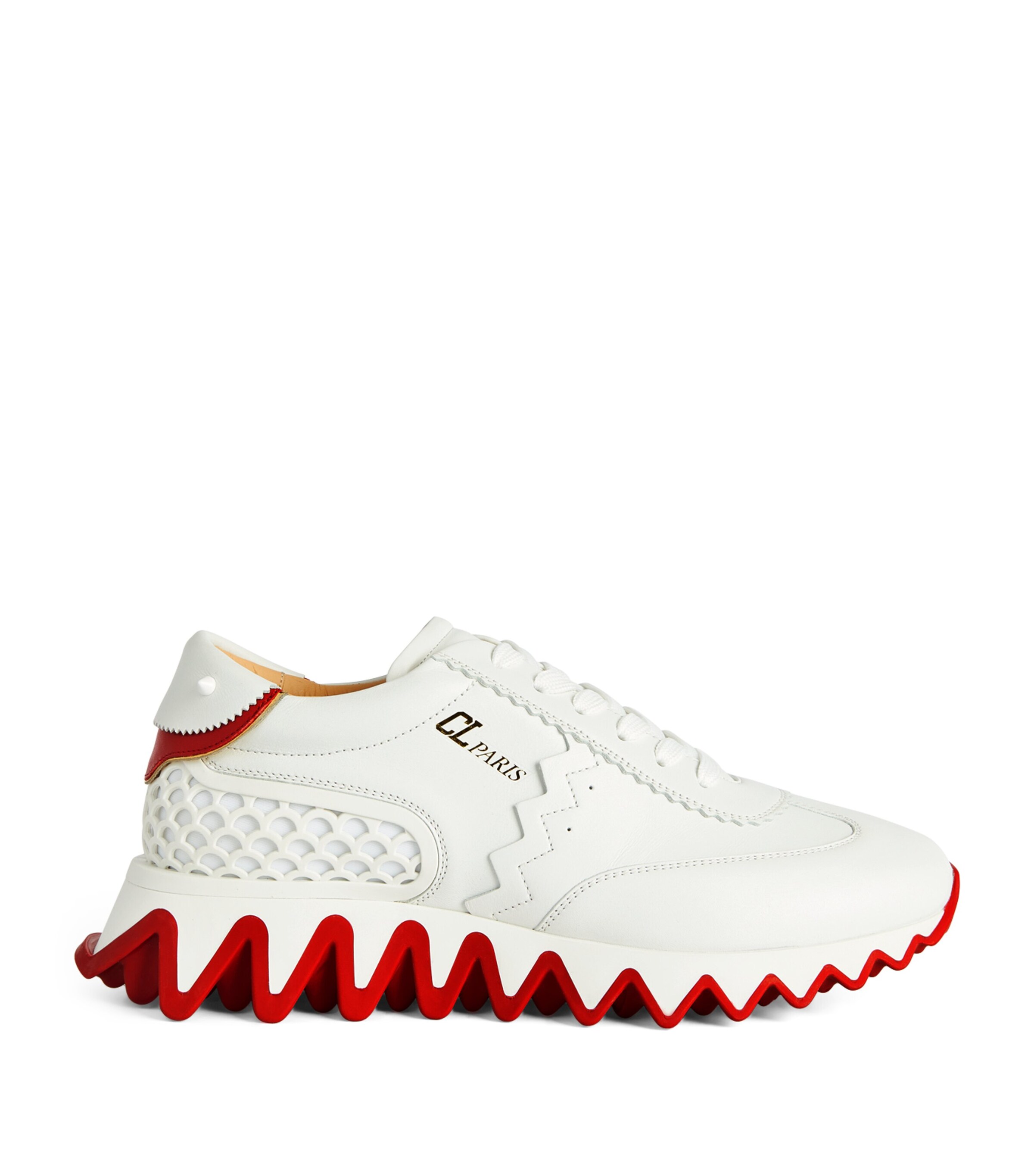 Christian Louboutin Loubishark Leather Sneakers | Harrods US