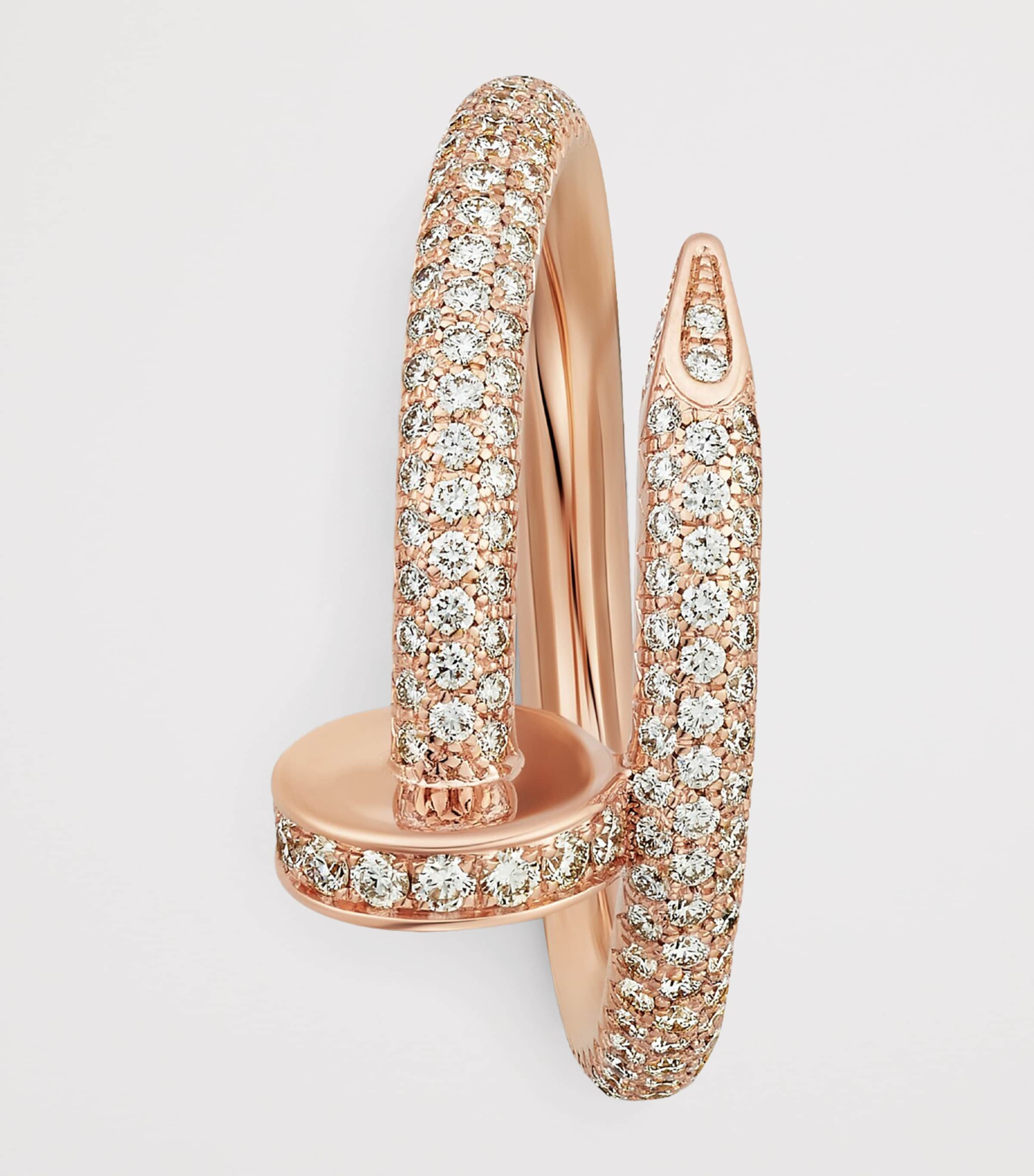 Cartier Rose Gold and Diamond Juste un Clou Ring Rose Gold Image 3