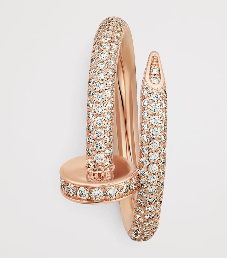 Cartier Rose Gold and Diamond Juste un Clou Ring Rose Gold Image 3