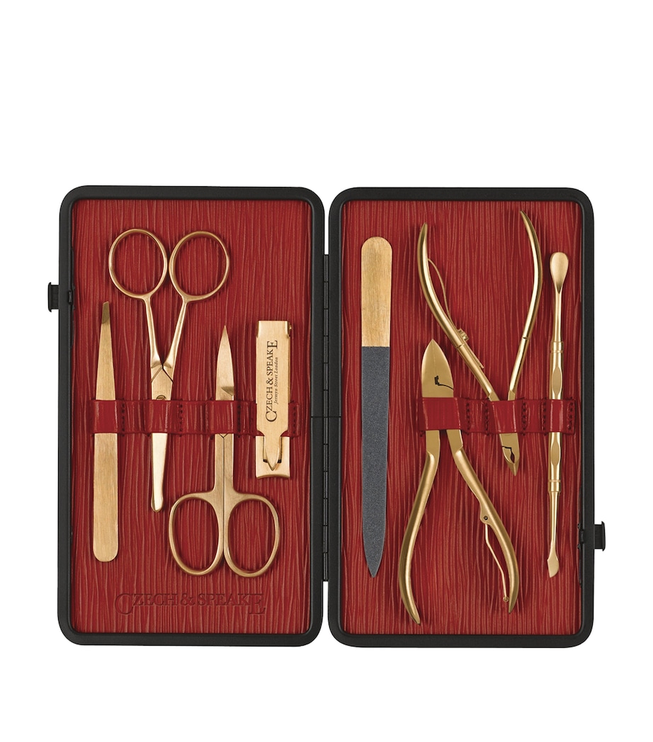 Gold-Plated Manicure Set NO COLOUR Image 1