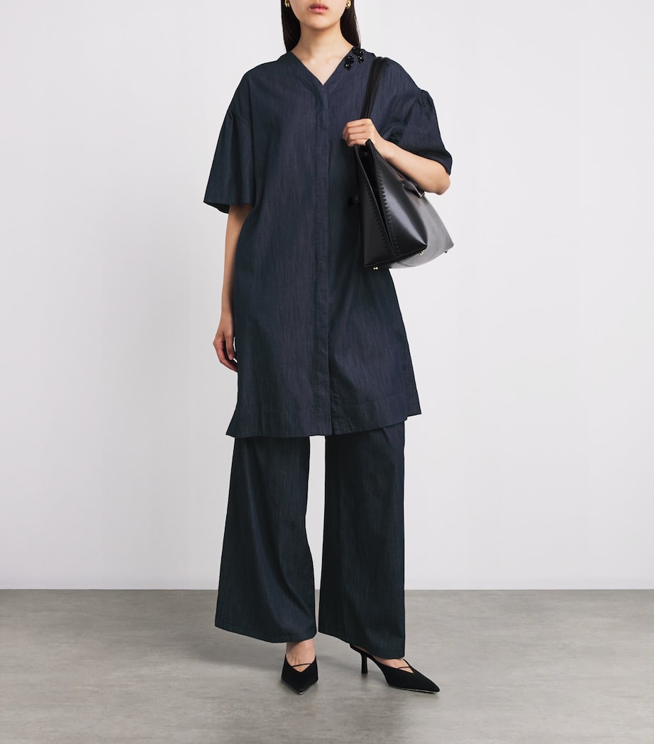 Denim Embellished Maxi Dress MIDNIGHTBLUE Image 2