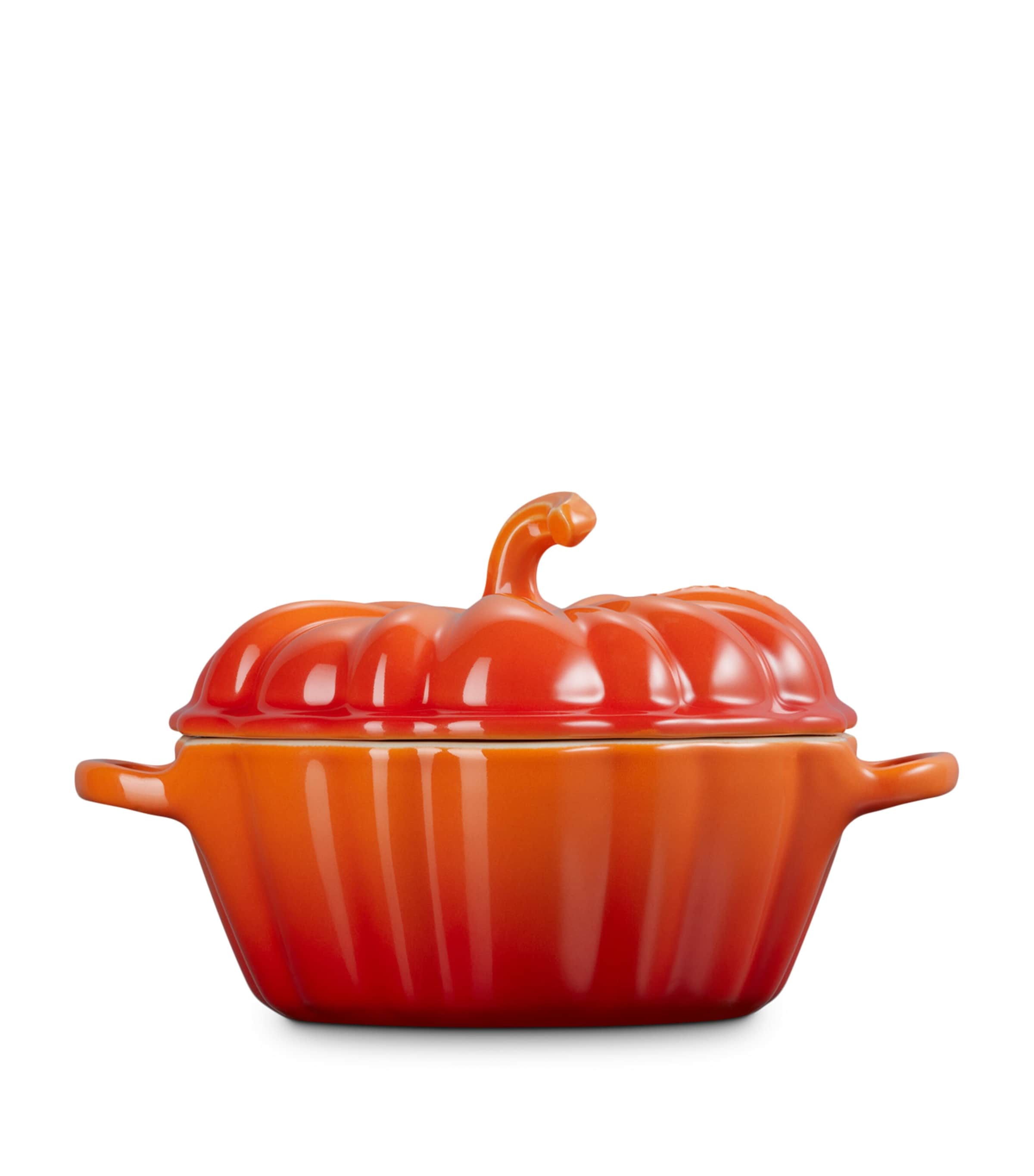 Le Creuset Mini Stoneware Pumpkin Casserole Dish (250ml) Harrods BN
