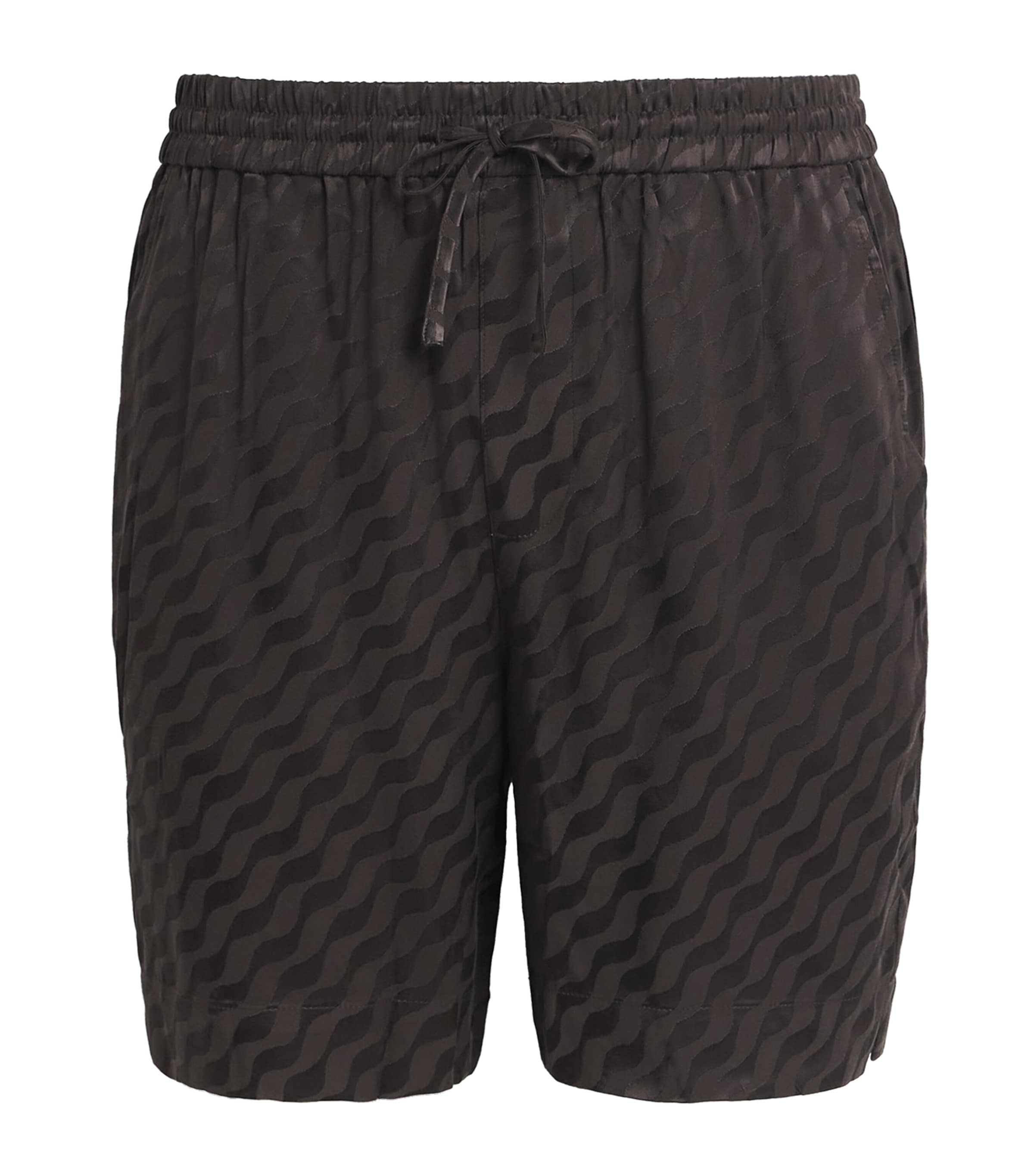 CHÉ Jacquard Tidello Swim Shorts Chocolate Brown