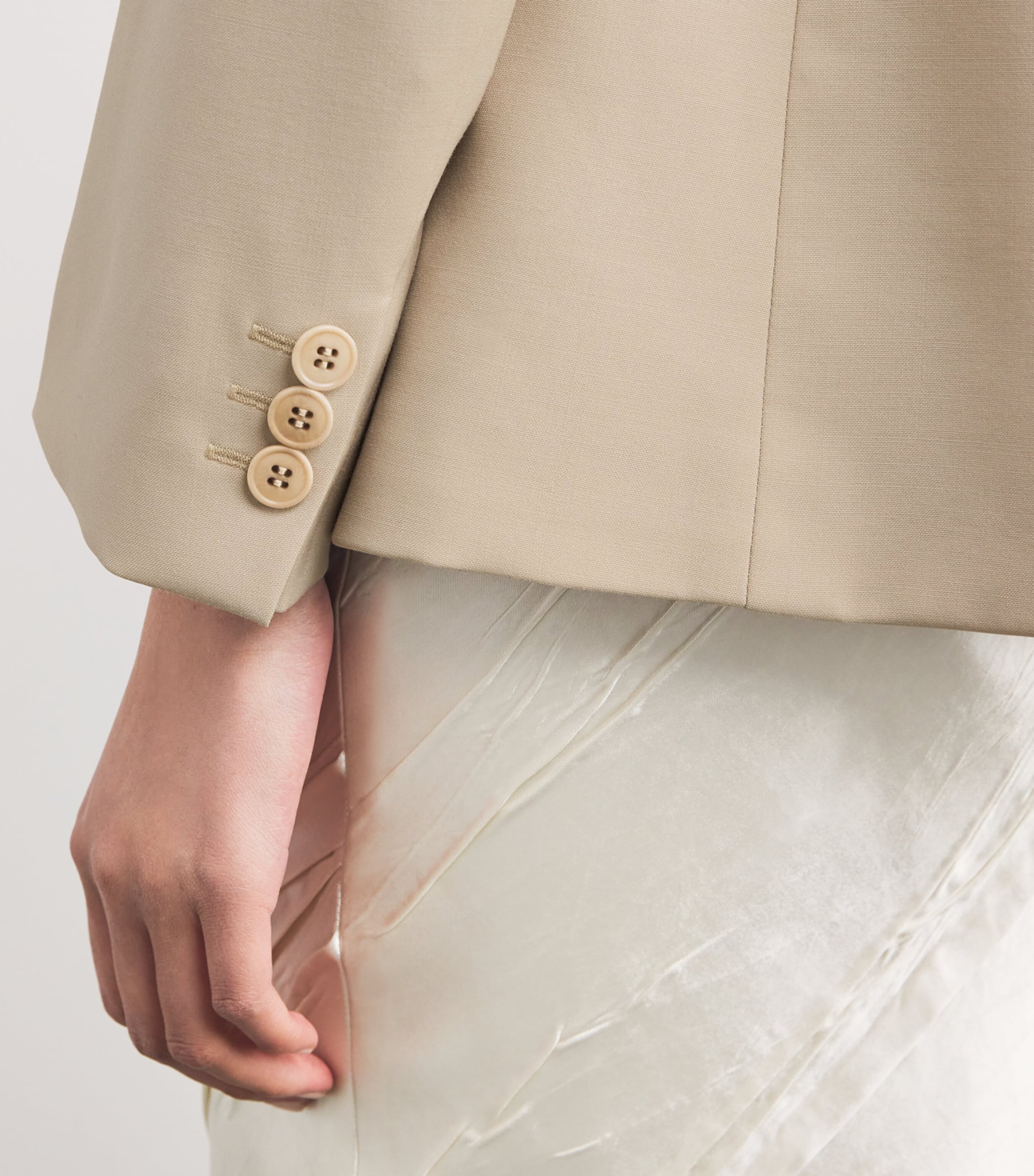 Virgin Wool Blazer BEIGE Image 6