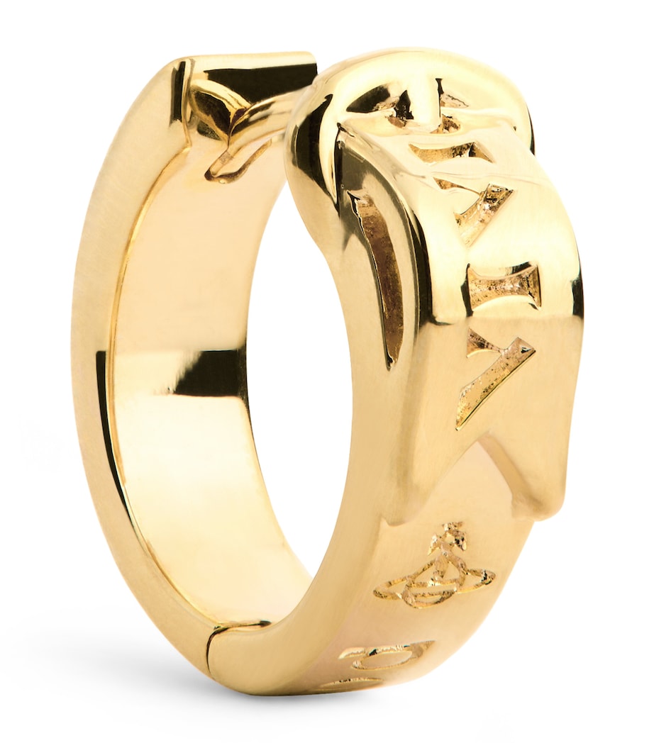 Vivienne Westwood Bobby Single Hoop Earring Gold Image 1